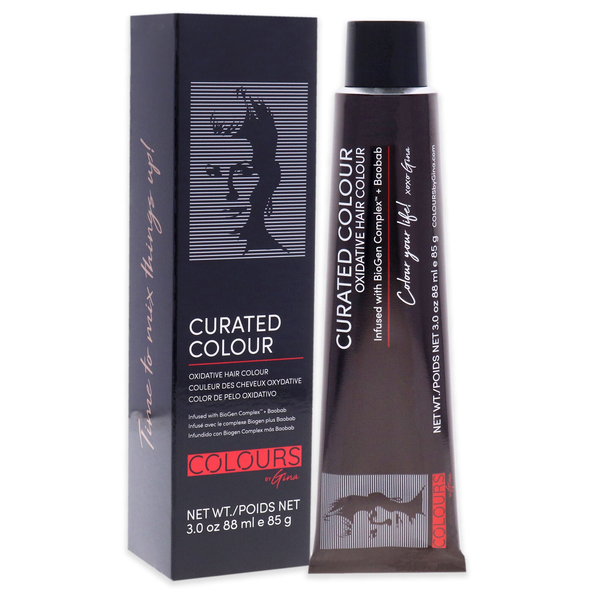 Curated Colour - 5.32-5GV Light Beige Brown by Colours By Gina for Unisex - 3 oz Hair Color, See Description, alternate image number 2