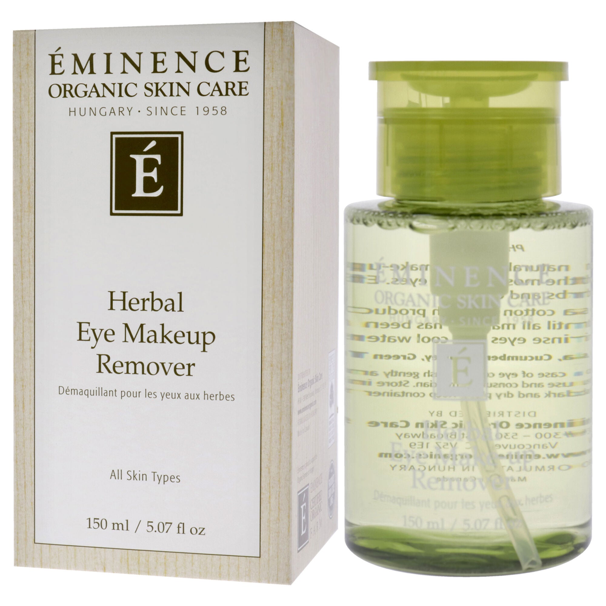 Herbal Eye Makeup Remover by Eminence for Unisex - 5.07 oz Makeup Remover, , alternate image number 8