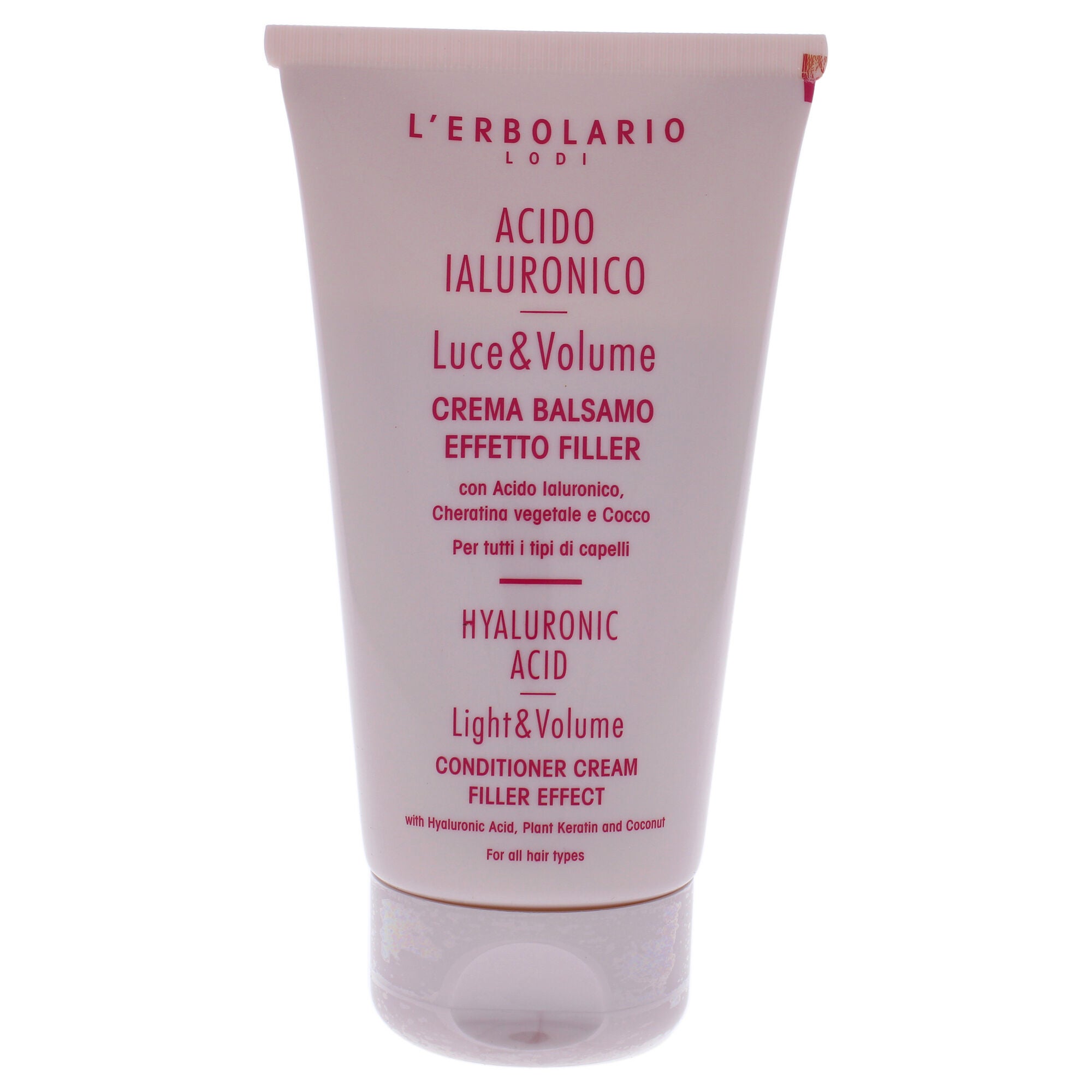 Hyaluronic Acid Light and Volume Conditioner Cream by LErbolario for Unisex - 5.07 oz Conditioner, , alternate image number 5