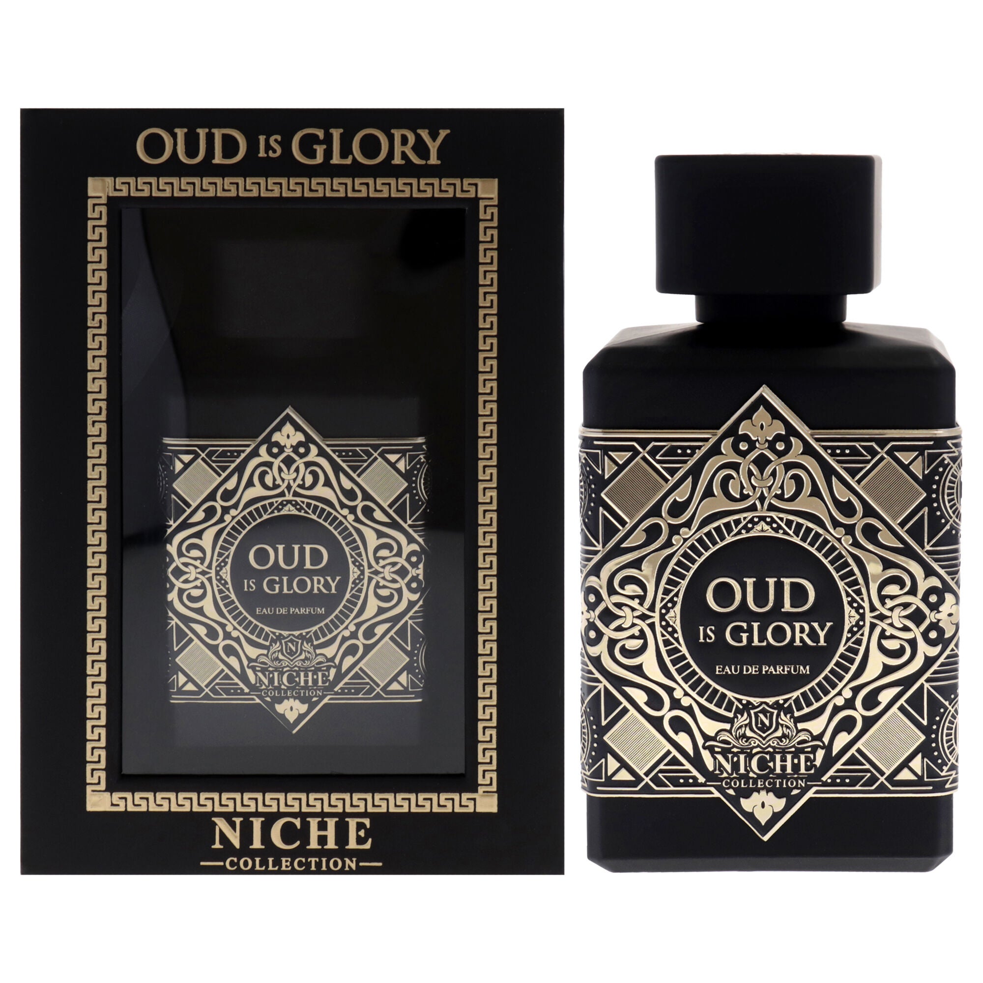 Niche Collection - Oud Is Glory by Khalis for Men - 3.4 oz EDP Spray, Clear, hi-res image number 0