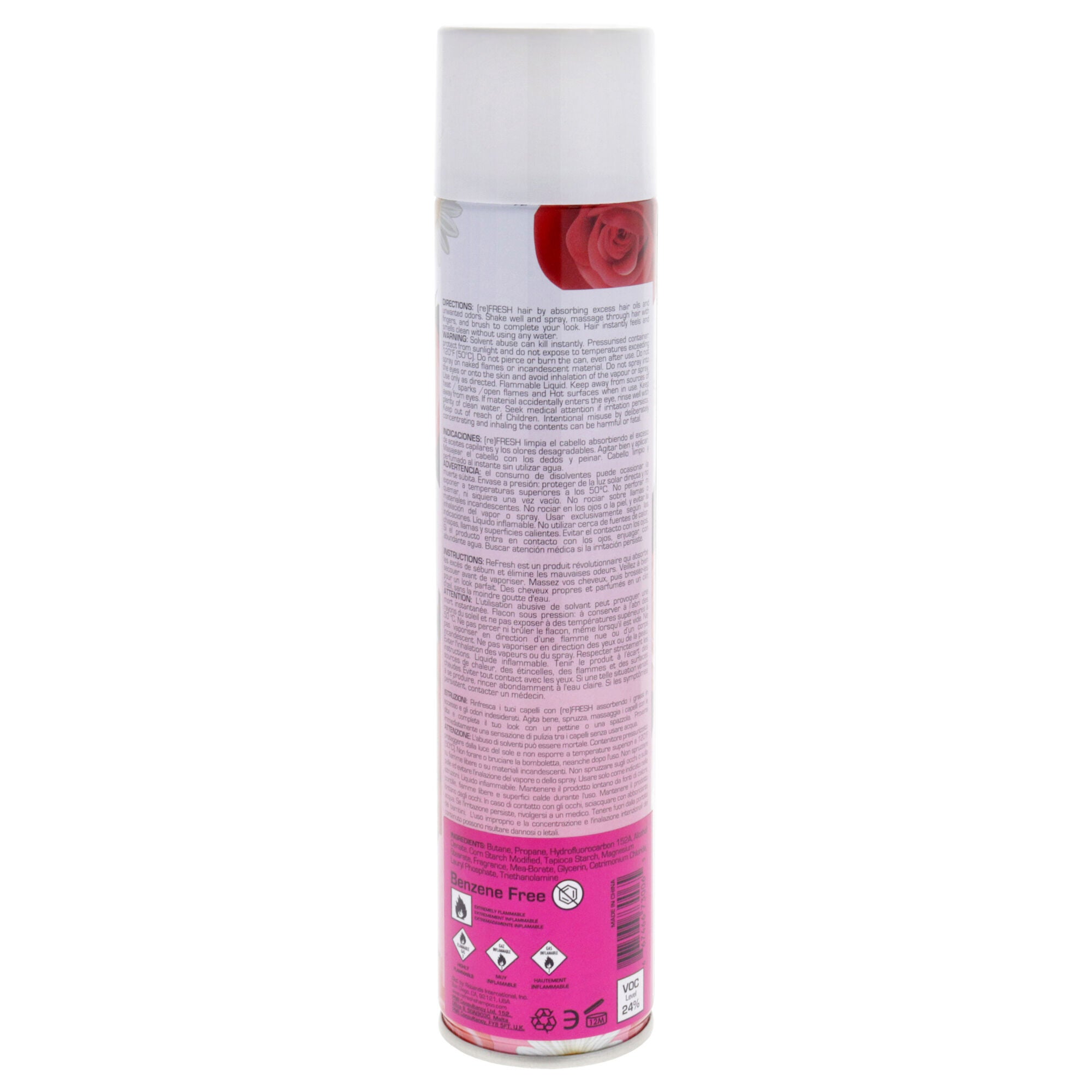 Dry Shampoo - Flower Power by (re)FRESH for Women - 11.55 oz Dry Shampoo, See Description, alternate image number 1
