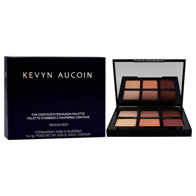The Contour Eyeshadow Palette - Medium Deep by Kevyn Aucoin for Women - 0.18 oz Eye Shadow, , alternate image number null