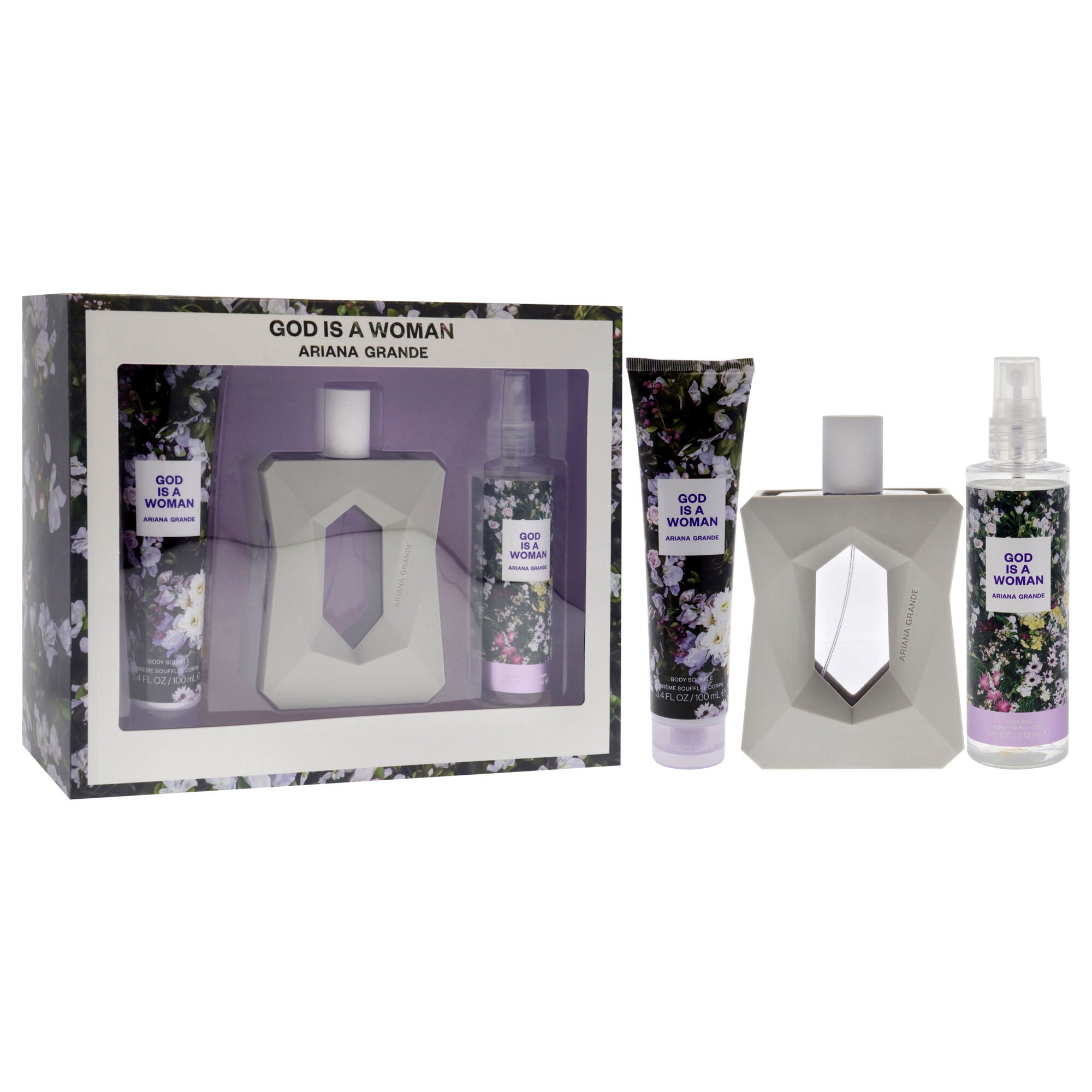 God Is A Woman by Ariana Grande for Women - 3 Pc Gift Set 3.4oz EDP Spray, 4oz Body Mist, 3.4oz Body Souffle, , alternate image number 6