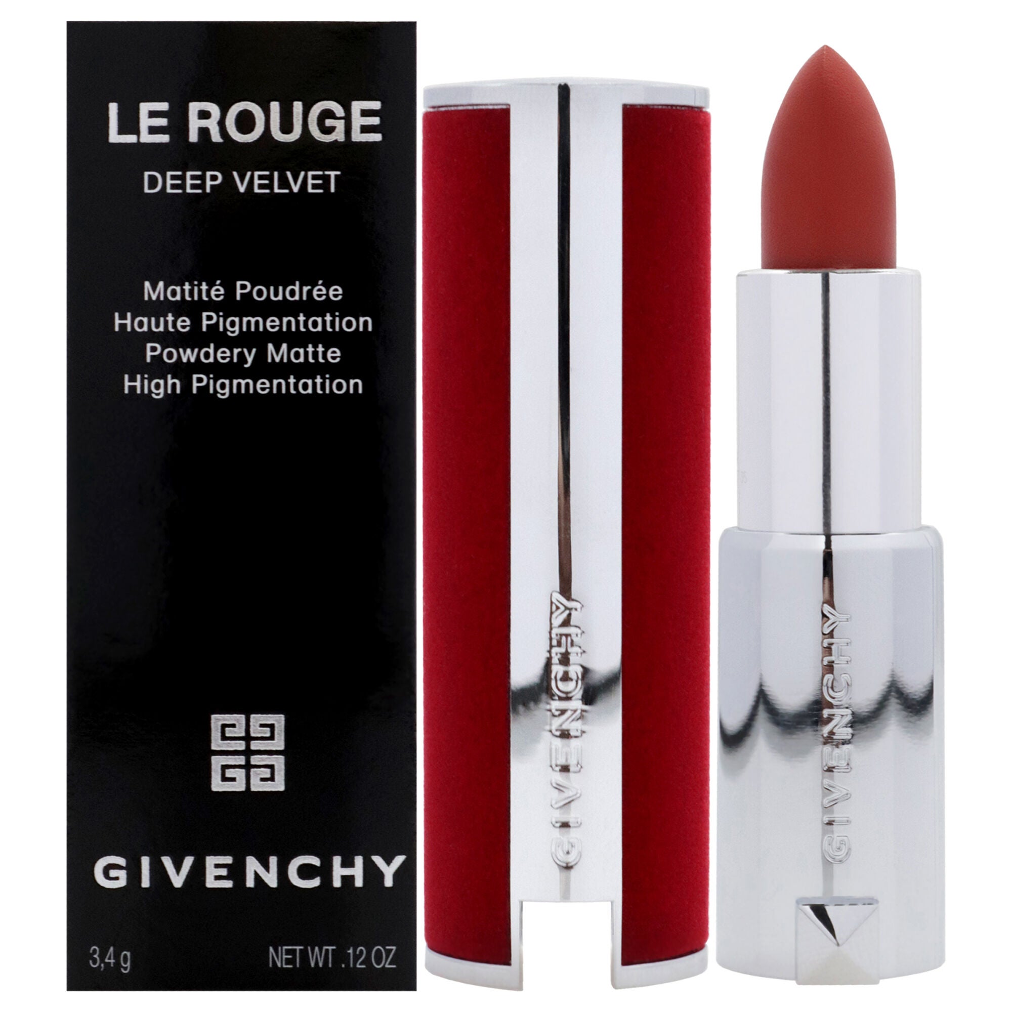 Le Rouge Deep Velvet Matte Lipstick - N35 by Givenchy for Women - 0.12 oz Lipstick, See Description, hi-res image number 0