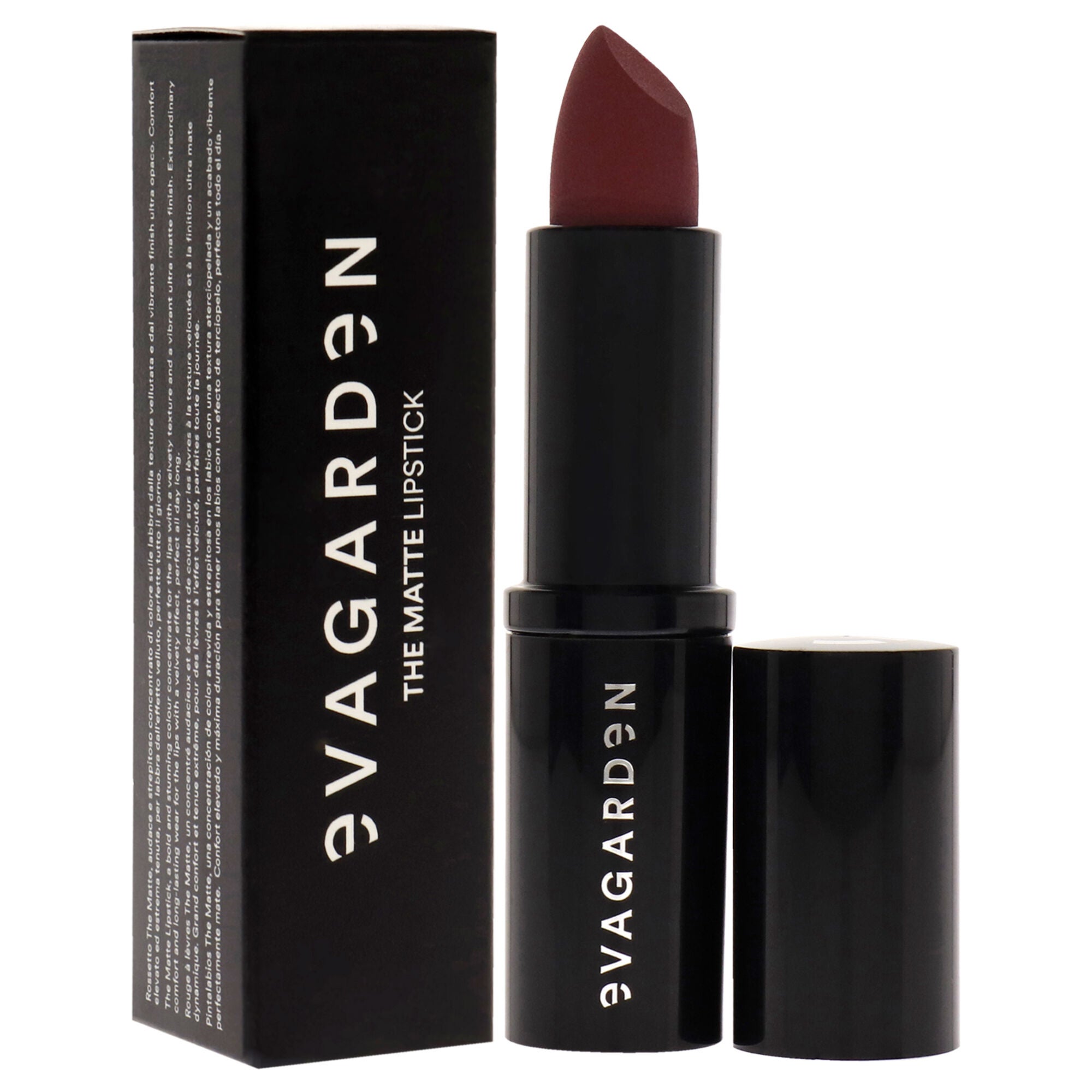 The Matte Lipstick - 634 Purple Red by Evagarden for Women - 0.1 oz Lipstick, See Description, alternate image number 2