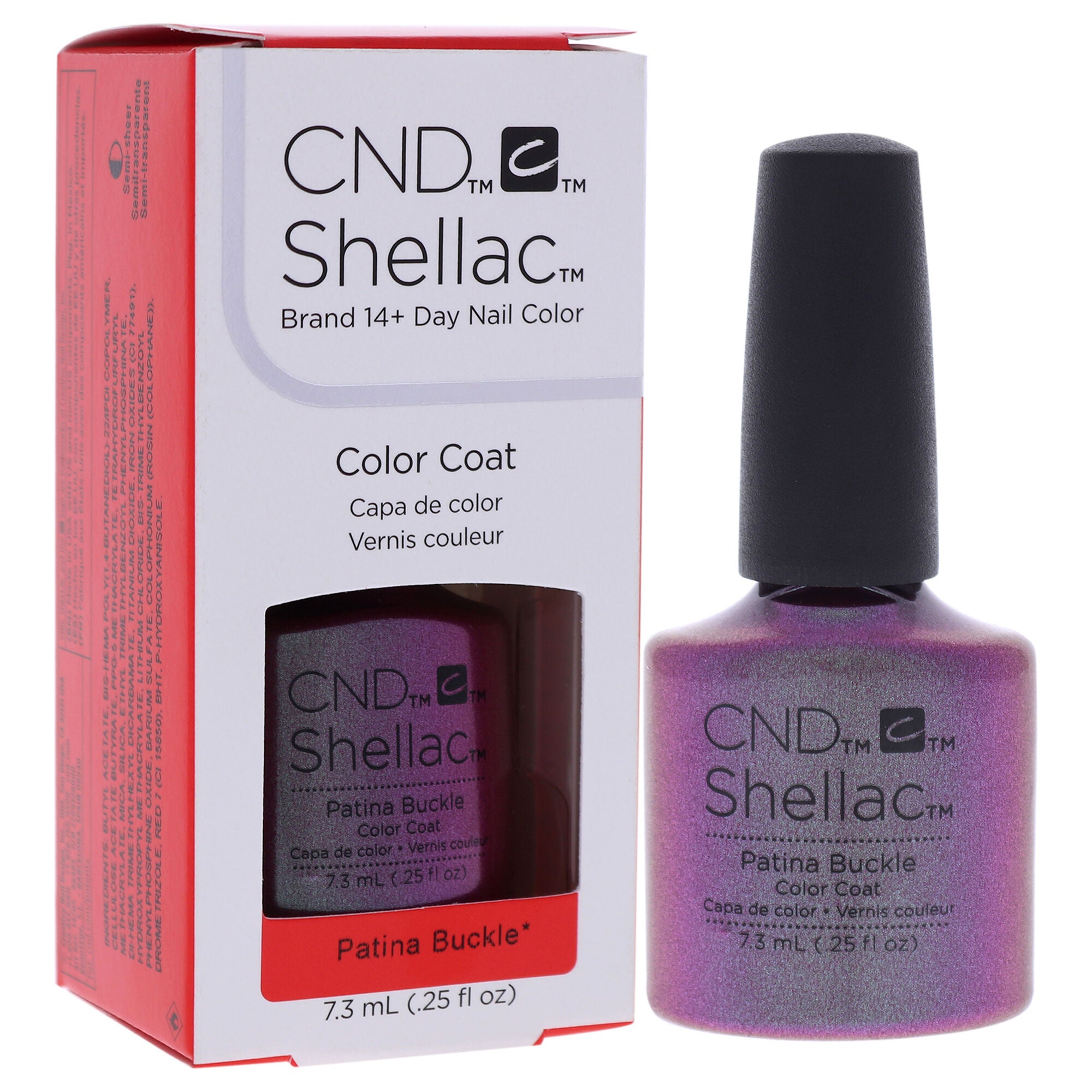 Shellac Nail Color - Patina Buckle by CND for Women - 0.25 oz Nail Polish, See Description, alternate image number 2