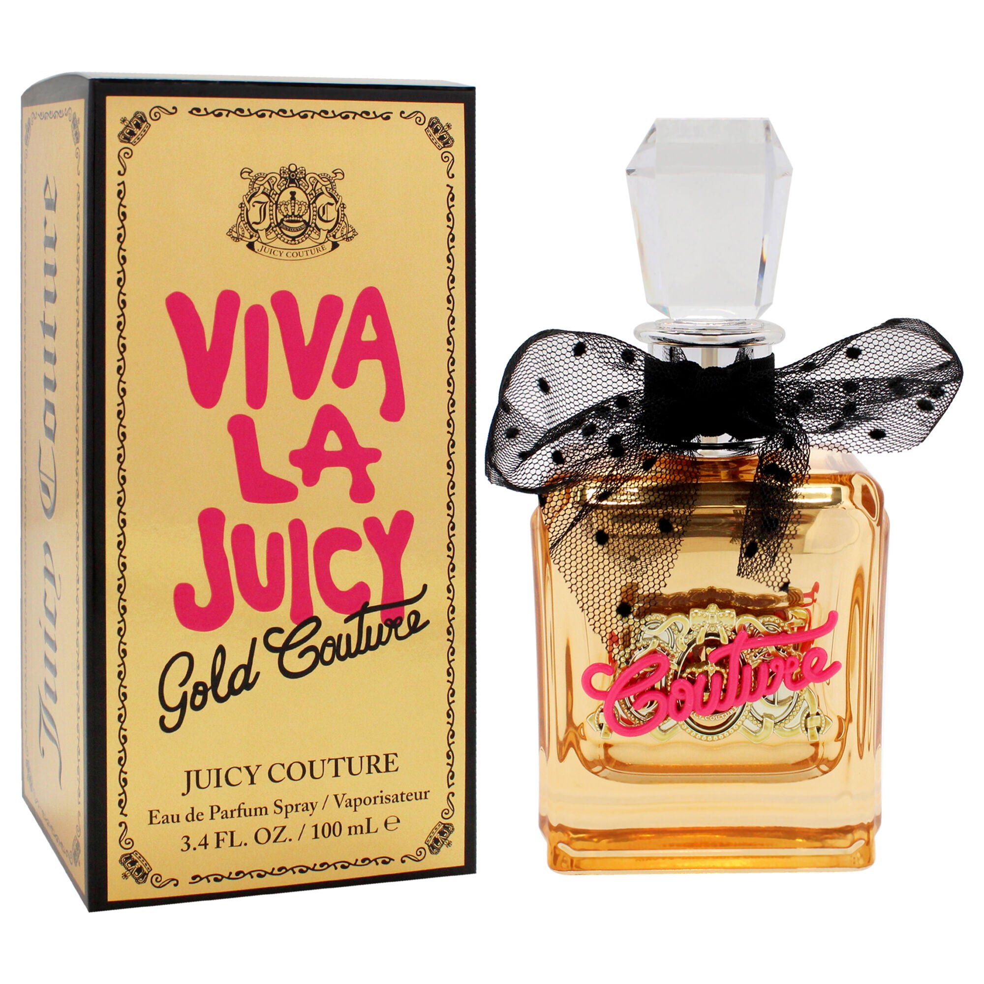 Viva La Juicy Gold Couture by Juicy Couture for Women - 3.4 oz EDP Spray, See Description, alternate image number 2