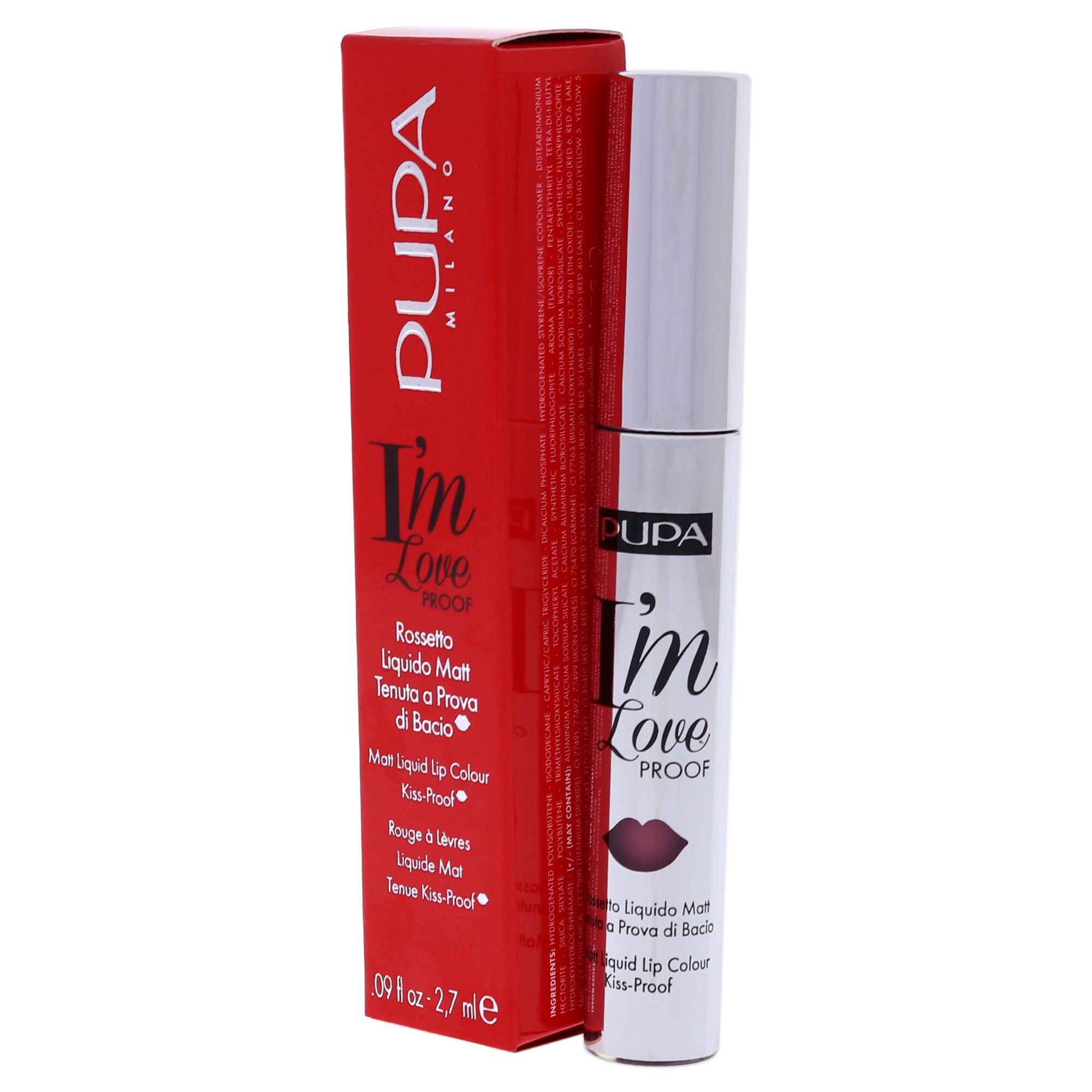 I Am Love Proof Matt Liquid Lip Color - 004 Intense Rose by Pupa Milano for Women - 0.09 oz Lipstick, , alternate image number 7