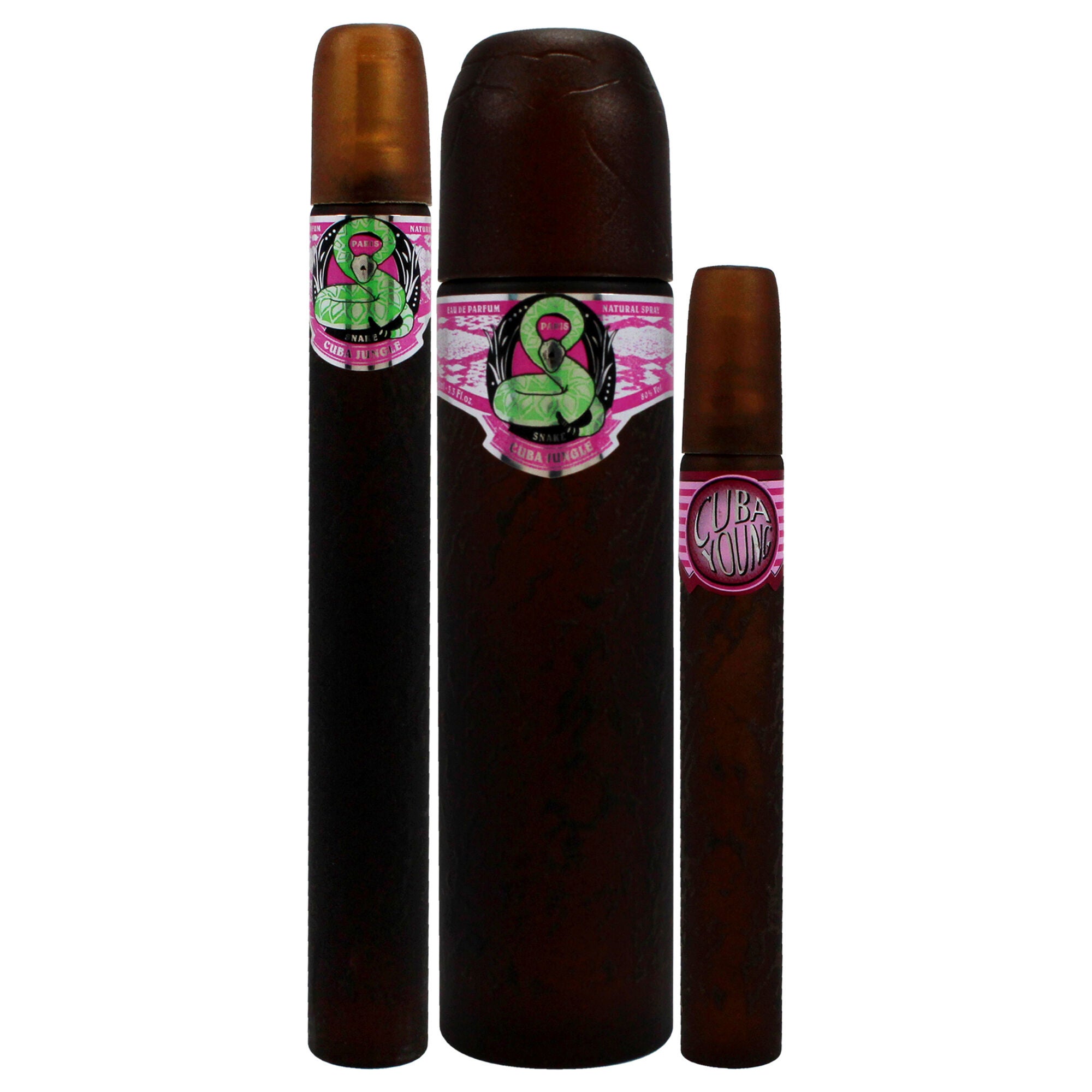 Cuba Jungle Snake by Cuba for Women - 3 Pc Gift Set 3.3oz EDP Spray, 1.17oz EDP Spray, 0.5oz EDP Spray, , alternate image number 5