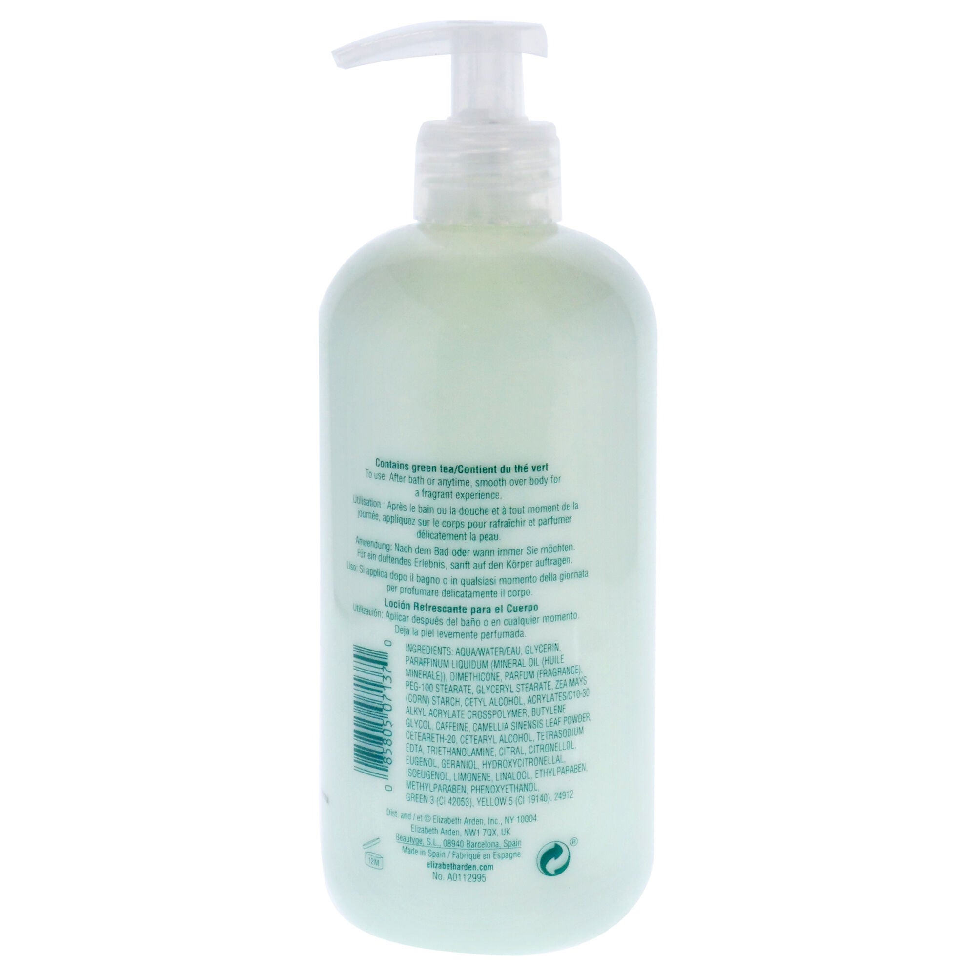 Green Tea by Elizabeth Arden for Women - 16.8 oz Refreshing Body Lotion, See Description, alternate image number 1