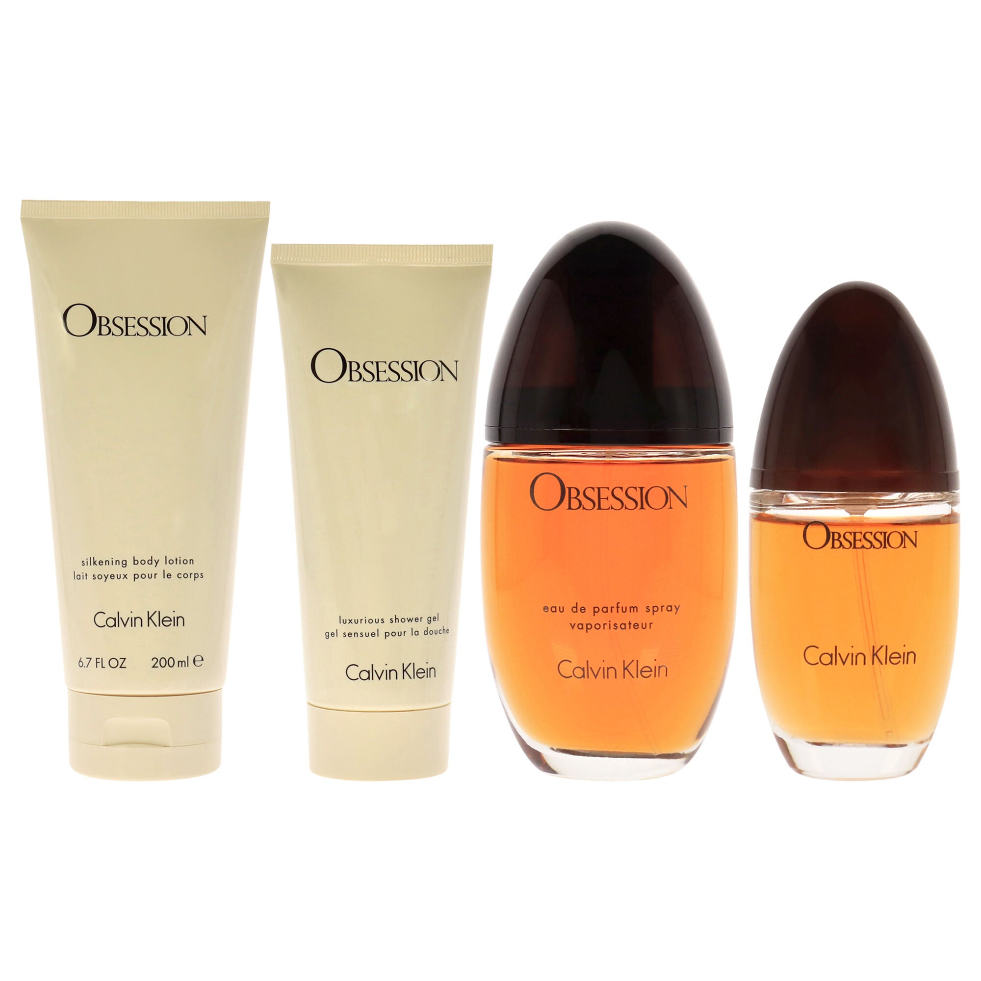 Obsession by Calvin Klein for Women - 4 Pc Gift Set 3.3oz EDP Spray, 0.5oz EDP Spray, 3.4oz Shower Gel, 6.7oz Body Lotion, , alternate image number 6