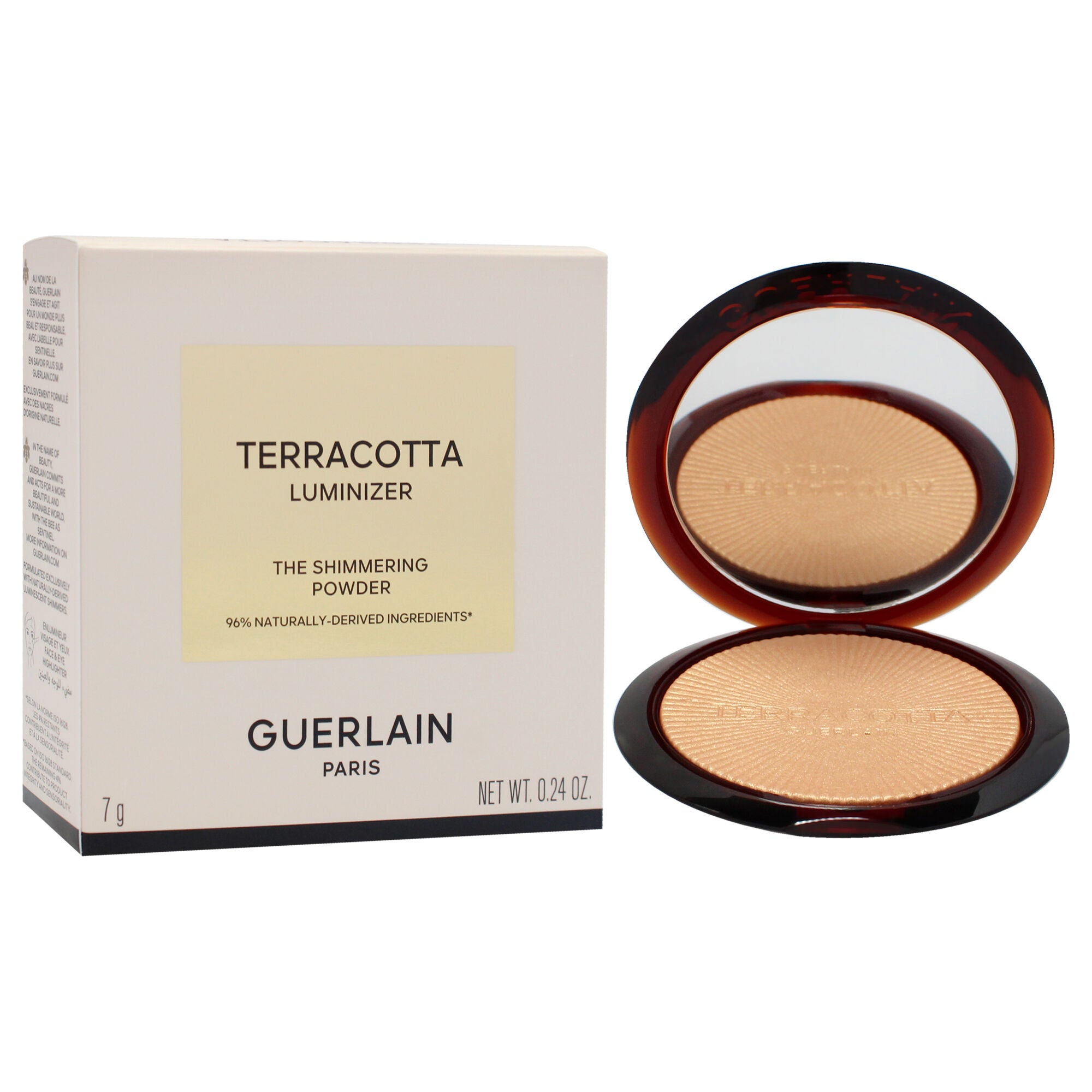 Terracotta Luminizer The Shimmering Powder - 01 Warm Gold by Guerlain for Women - 0.24 oz Powder, Beige, alternate image number 2