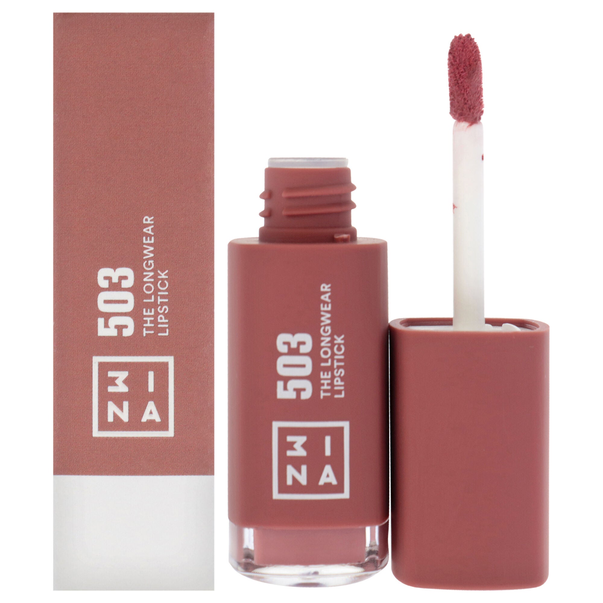 The Longwear Lipstick - 503 Nude by 3INA for Women - 0.20 oz Lipstick, See Description, hi-res image number 0