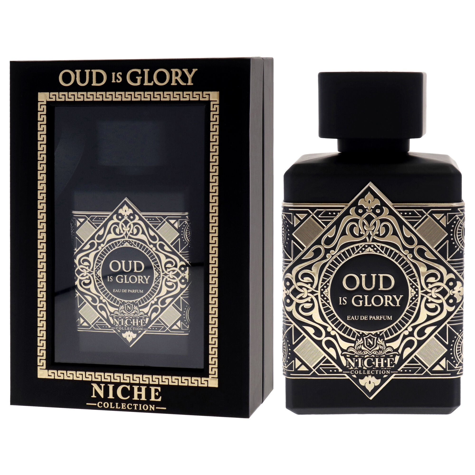 Niche Collection - Oud Is Glory by Khalis for Men - 3.4 oz EDP Spray, Clear, alternate image number 3