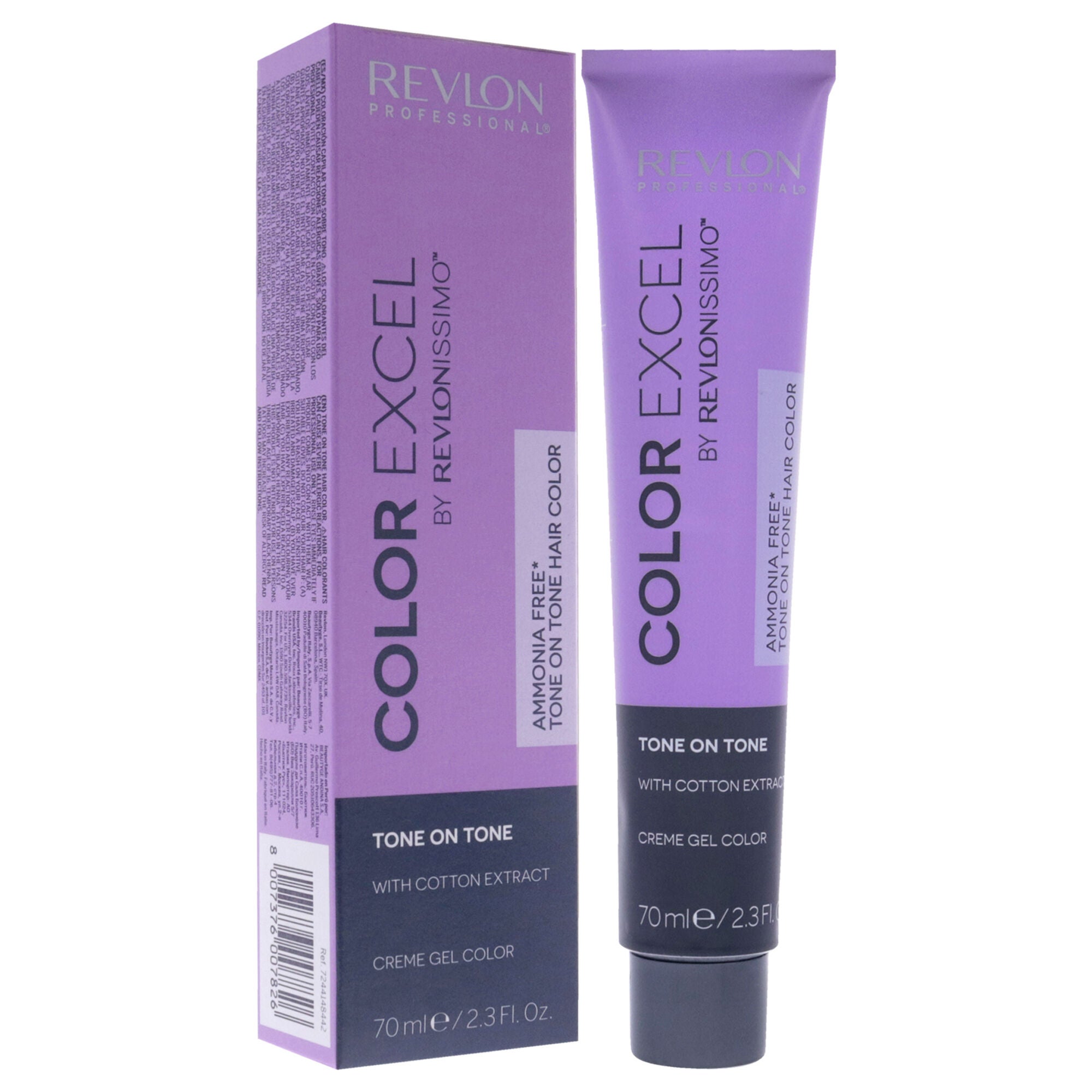 Revlonissimo Color Excel - 4.42 Medium Chestnut Iridescent Brown by Revlon for Unisex - 2.3 oz Hair Color, , alternate image number 6