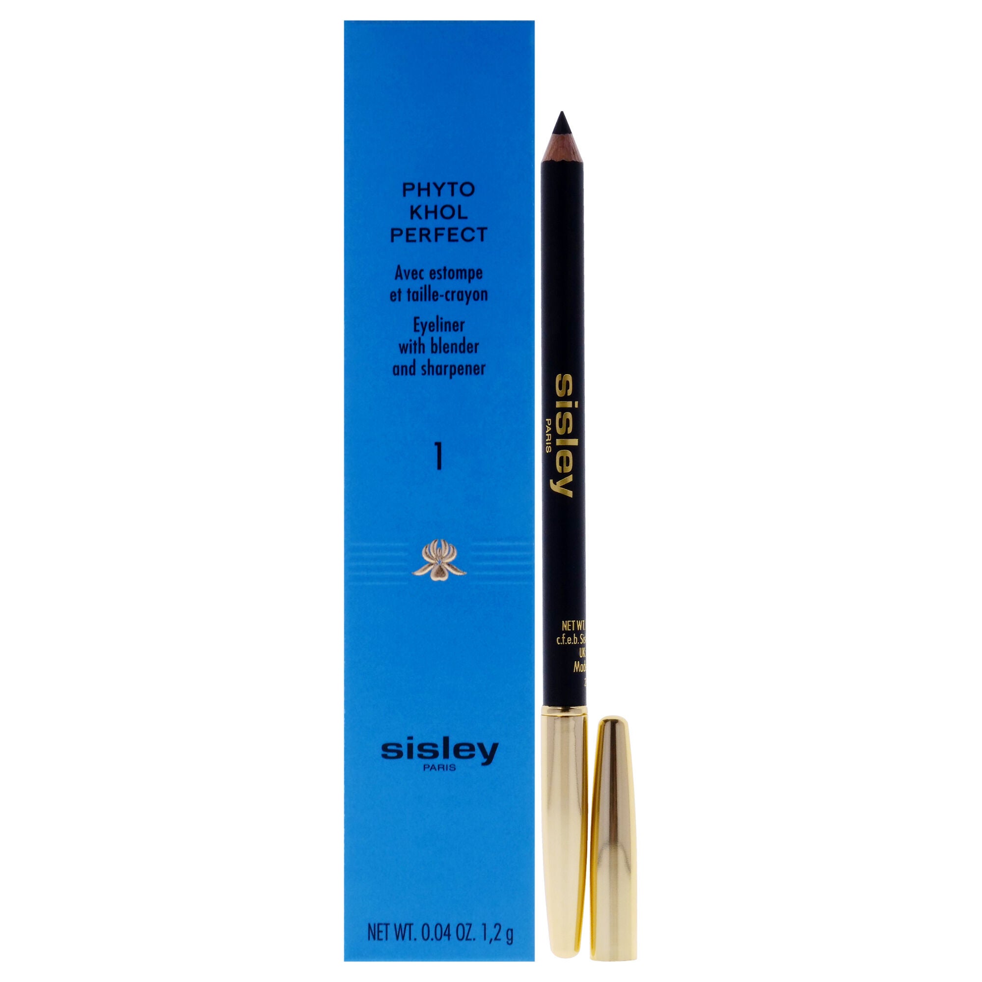Phyto Khol Perfect Eyeliner With Blender and Sharpener - 1 Black by Sisley for Women - 0.04 oz Eyeliner, See Description, hi-res image number 0