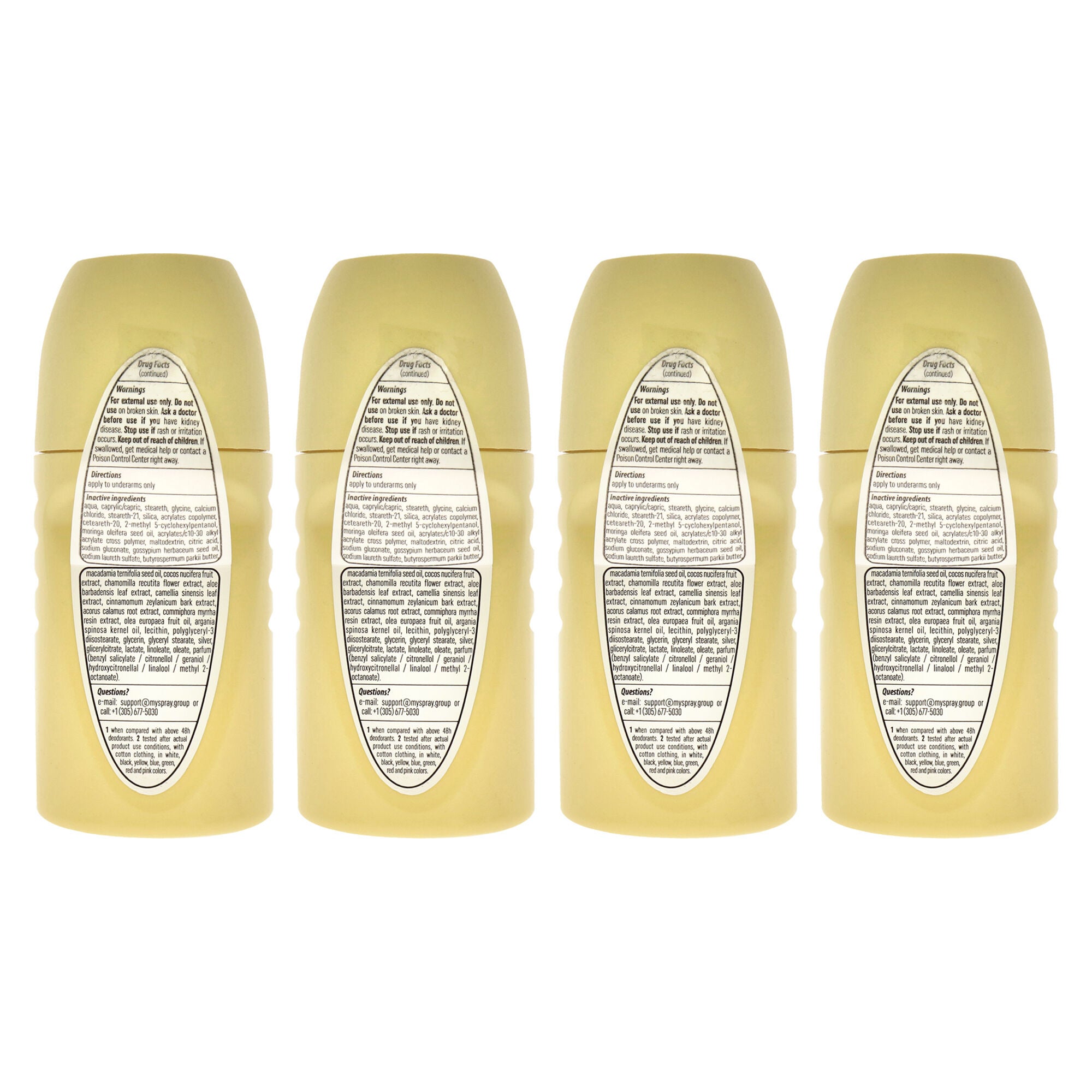 72 Hours Personalities Antiperspirant Deodorant - Peaceful and Fashion by Above for Women - 1.7 oz Deodorant Roll-On - Pack of 4, See Description, alternate image number 1