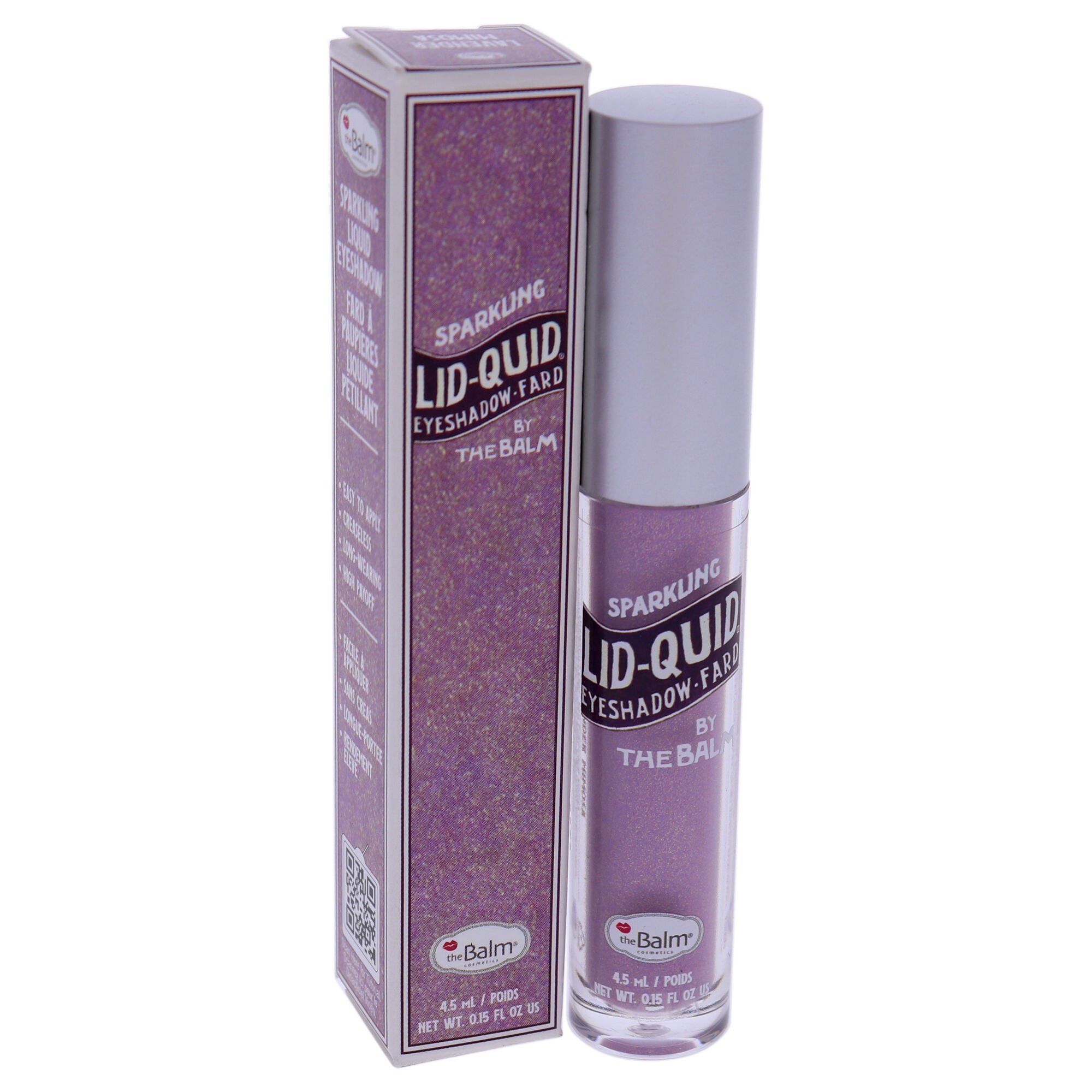 Lid-Quid Sparkling Liquid Eyeshadow - Lavender Mimosa by the Balm for Women - 0.15 oz Eye Shadow, See Description, alternate image number 3