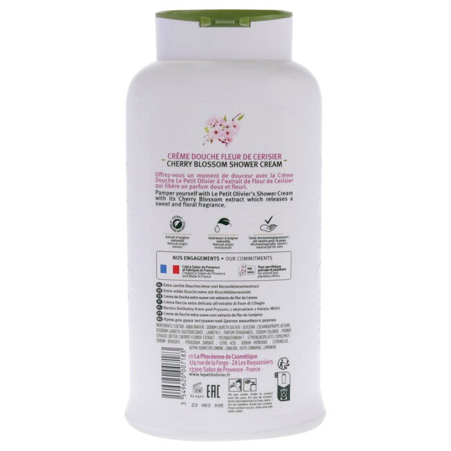 Shower Cream - Cherry Blossom by Le Petit Olivier for Women - 16.9 oz Shower Cream, , alternate image number null