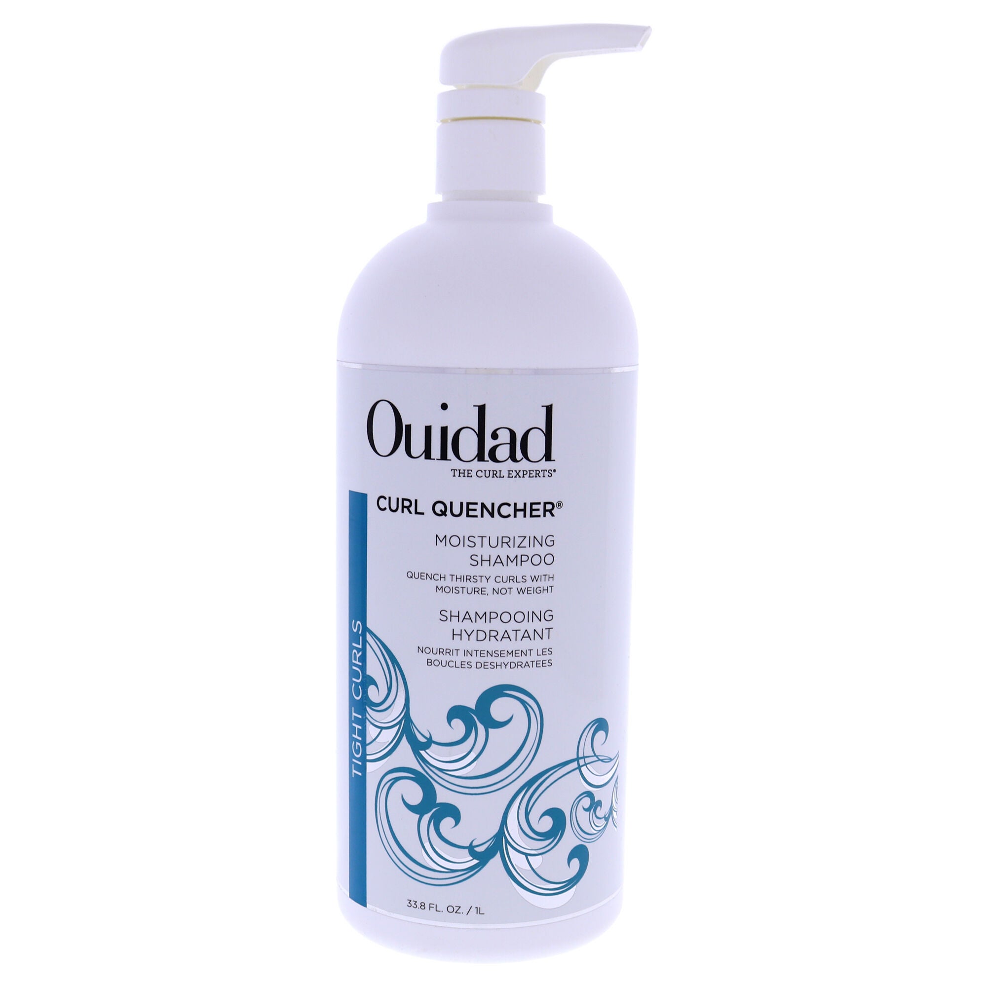 Curl Quencher Moisturizing Shampoo by Ouidad for Unisex - 33.8 oz Shampoo, See Description, hi-res image number 0