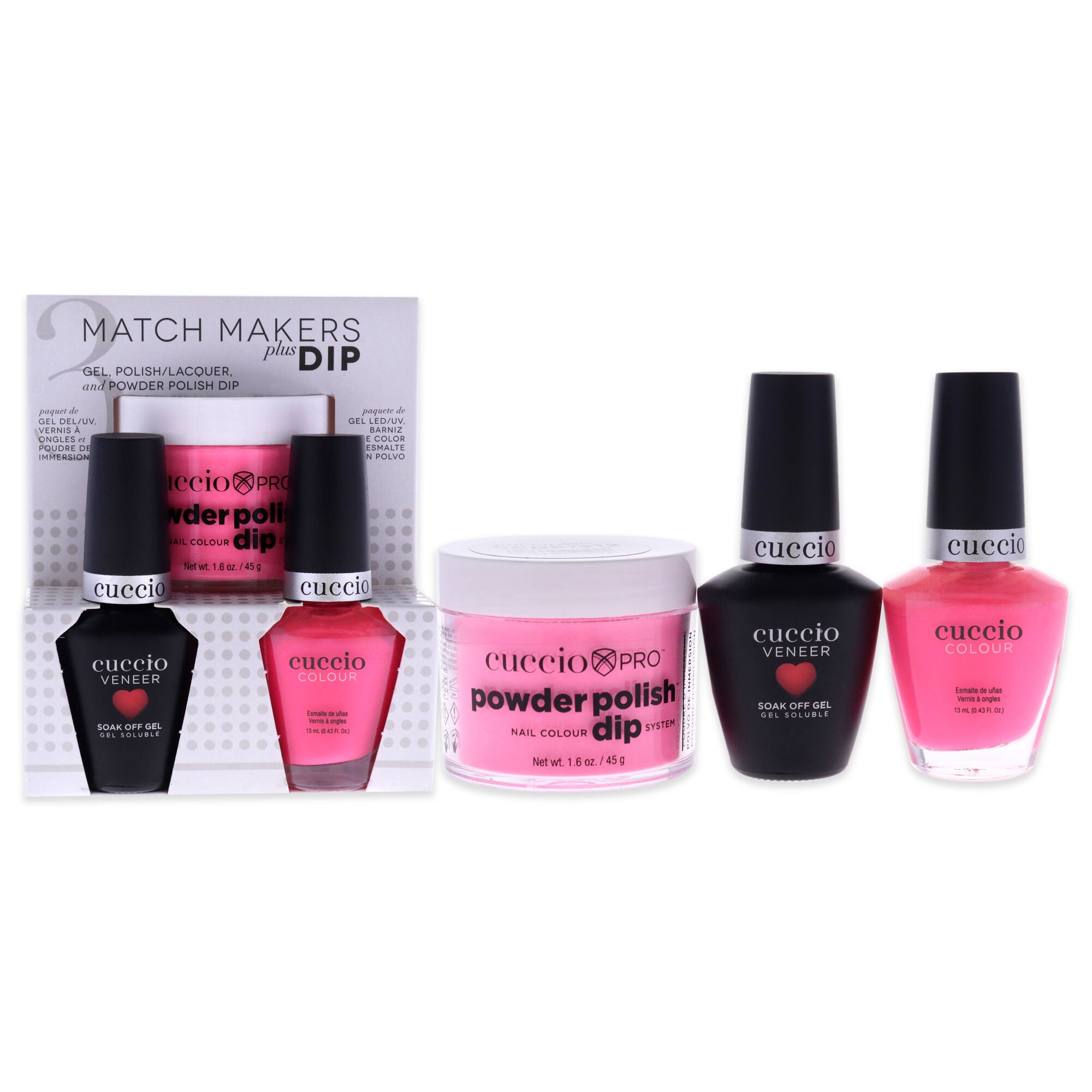 Match Makers Plus Dip - Pretty Awesome by Cuccio Colour for Women - 3 Pc Set, See Description, hi-res image number 0