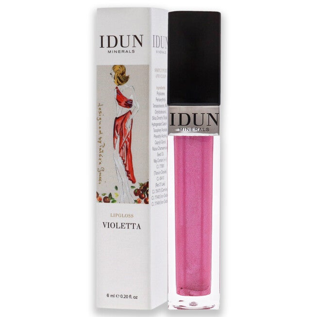 Lipgloss - 005 Violetta by Idun Minerals for Women - 0.2 oz Lip Gloss, , alternate image number null
