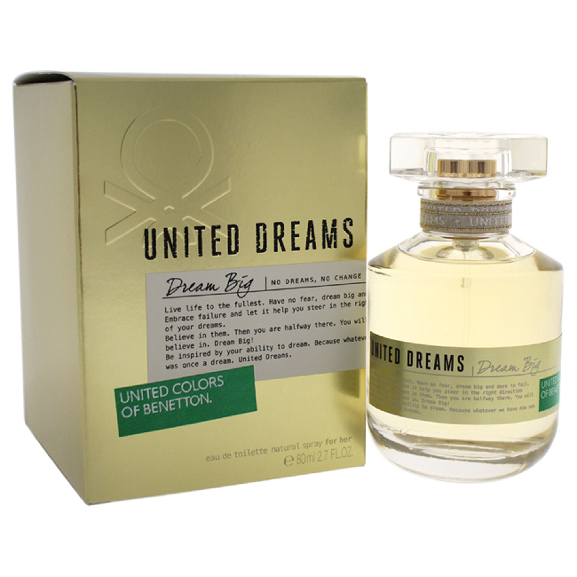 United Dreams Dream Big by United Colors Of Benetton for Women - 2.7 oz EDT Spray, , alternate image number 1