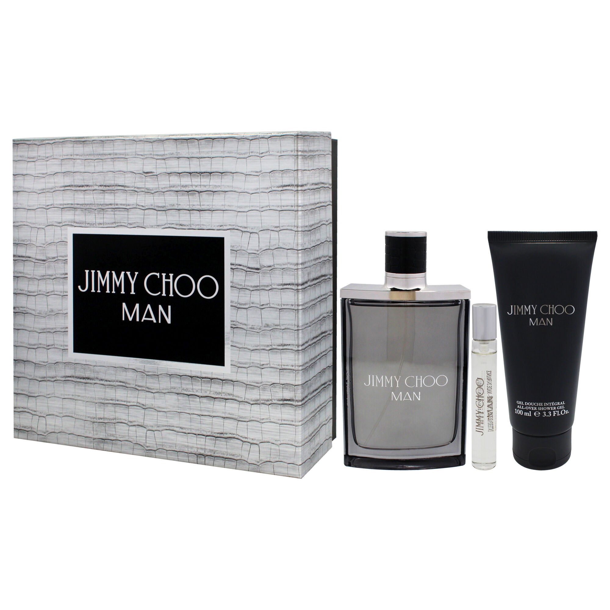 Jimmy Choo Man by Jimmy Choo for Men - 3 Pc Gift Set 3.3oz EDT Spray, 0.25oz EDT Spray, 3.3oz Shower Gel, See Description, alternate image number 3