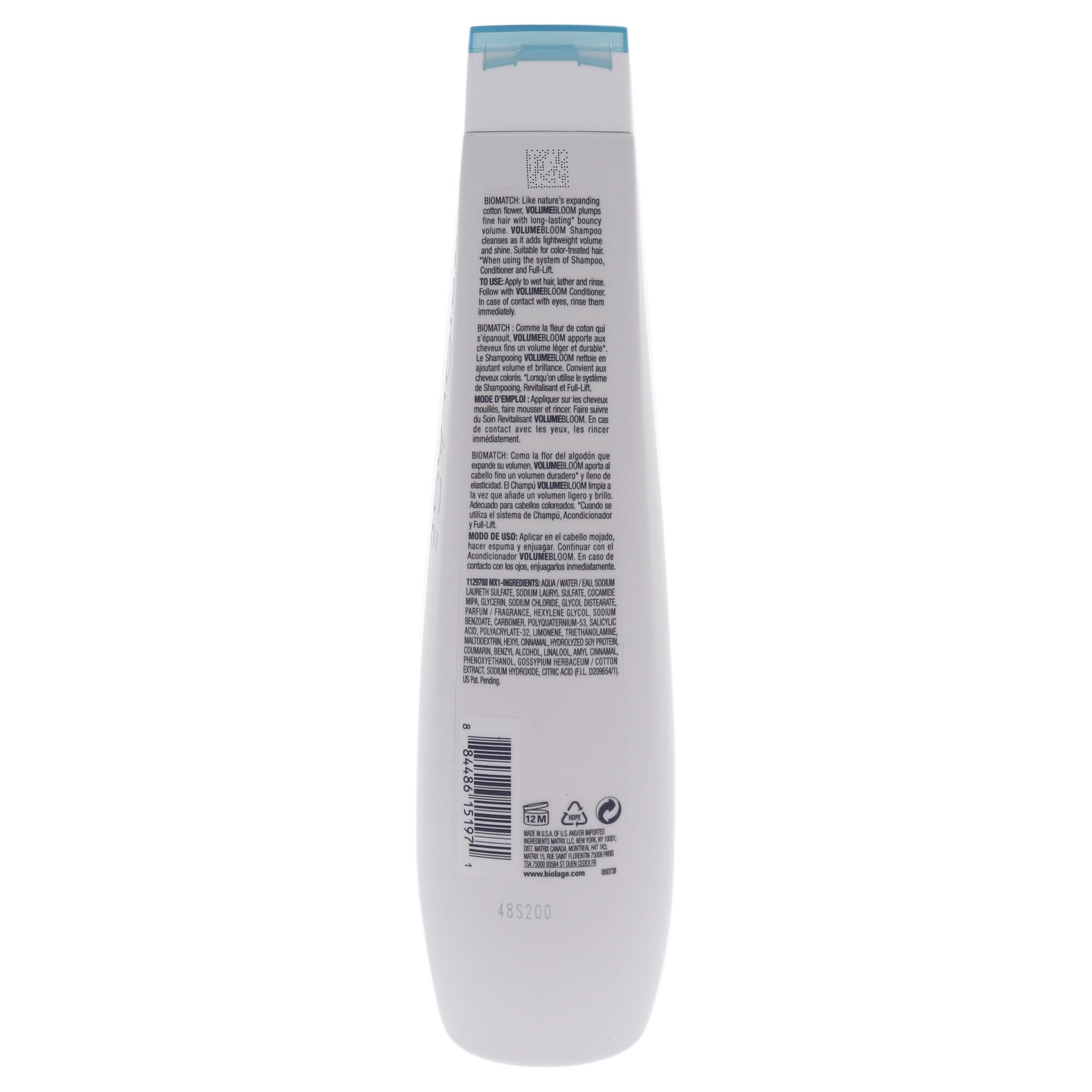 Biolage Volume Bloom Shampoo by Matrix for Unisex - 13.5 oz Shampoo, See Description, alternate image number 1