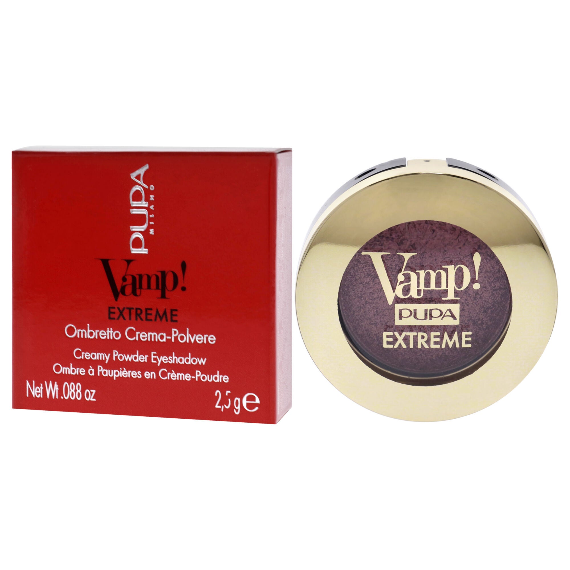Vamp! Extreme Cream Powder Eyeshadow - 003 Extreme Ginger by Pupa Milano for Women - 0.088 oz Eye Shadow, See Description, alternate image number 2