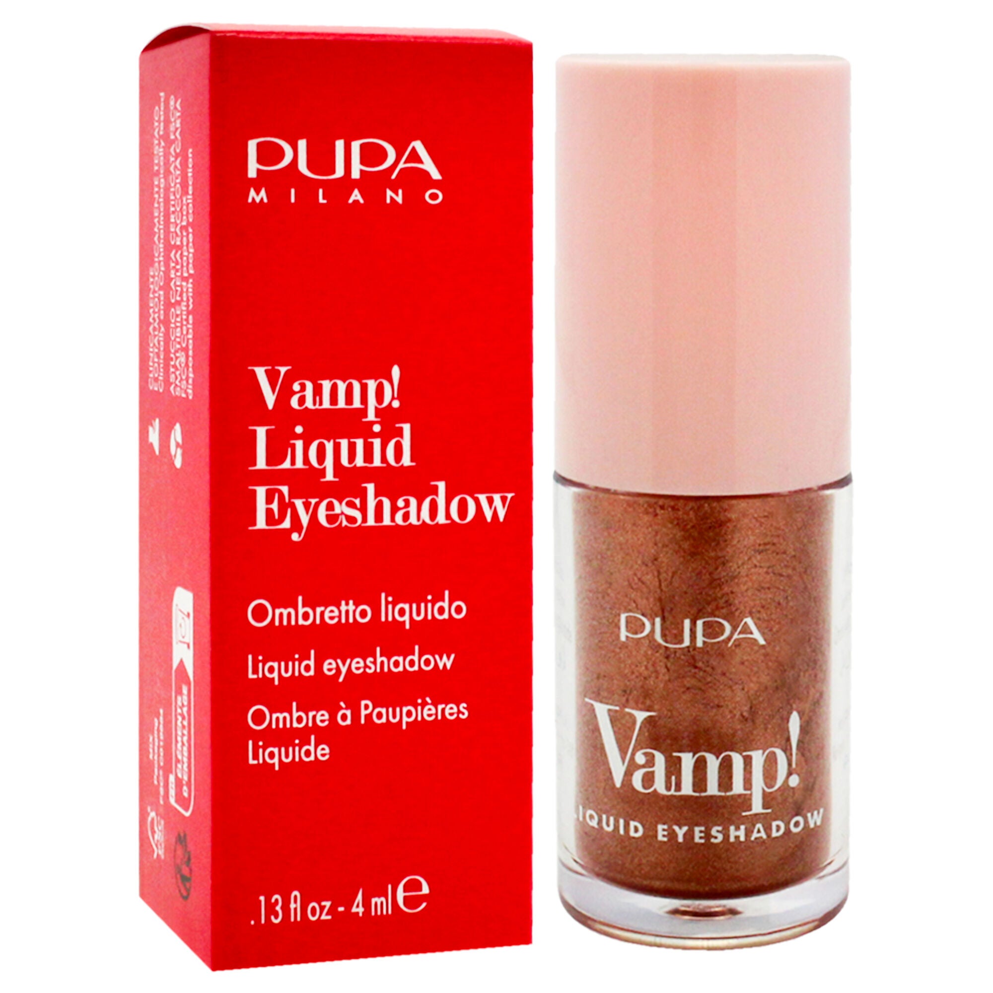 Vamp! Liquid Eyeshadow - 008 Copper by Pupa Milano for Women - 0.13 oz Eye Shadow, See Description, alternate image number 1