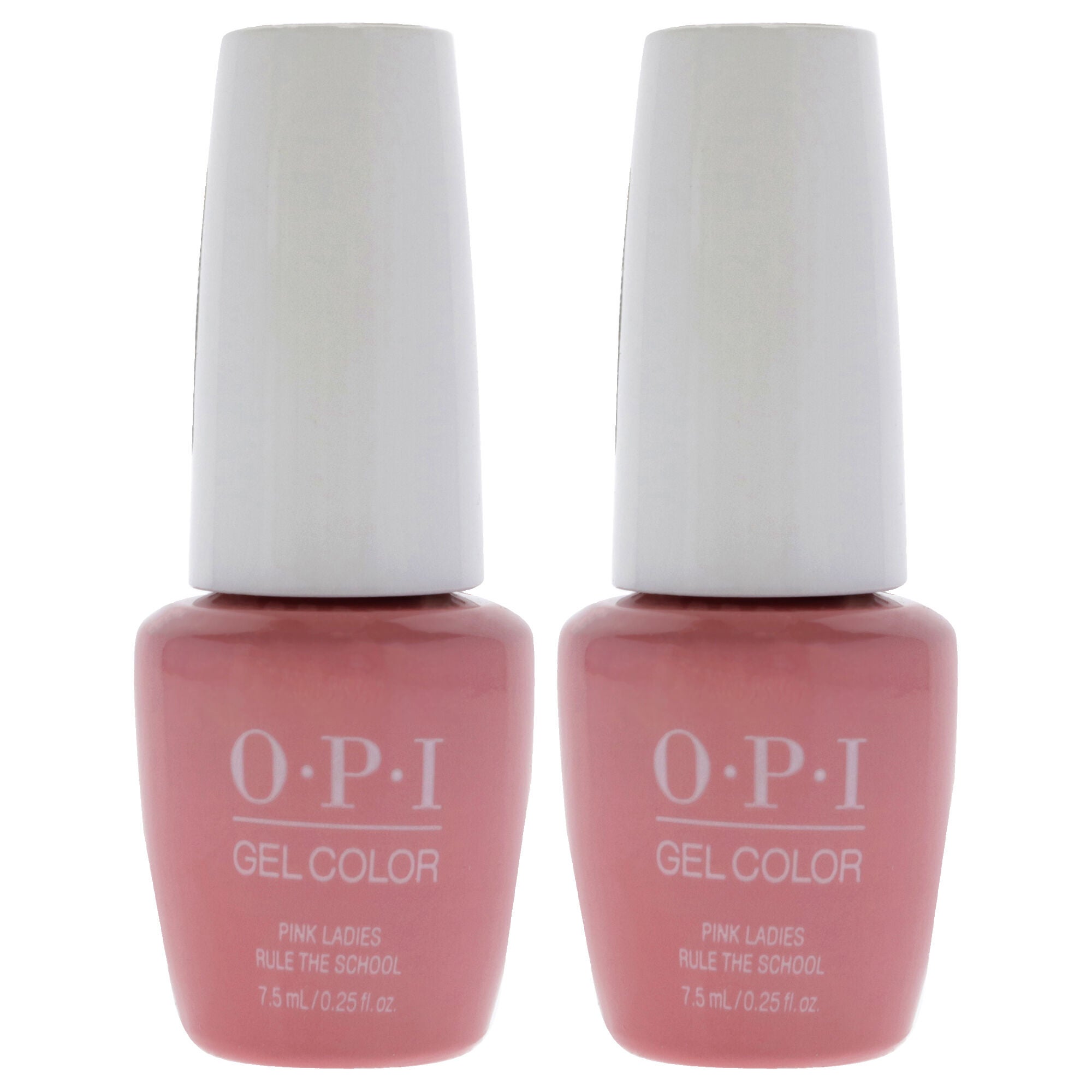 GelColor - GC G48B Pink Ladies Rule The School by OPI for Women - 0.25 oz Nail Polish - Pack of 2, Pink, hi-res image number 0