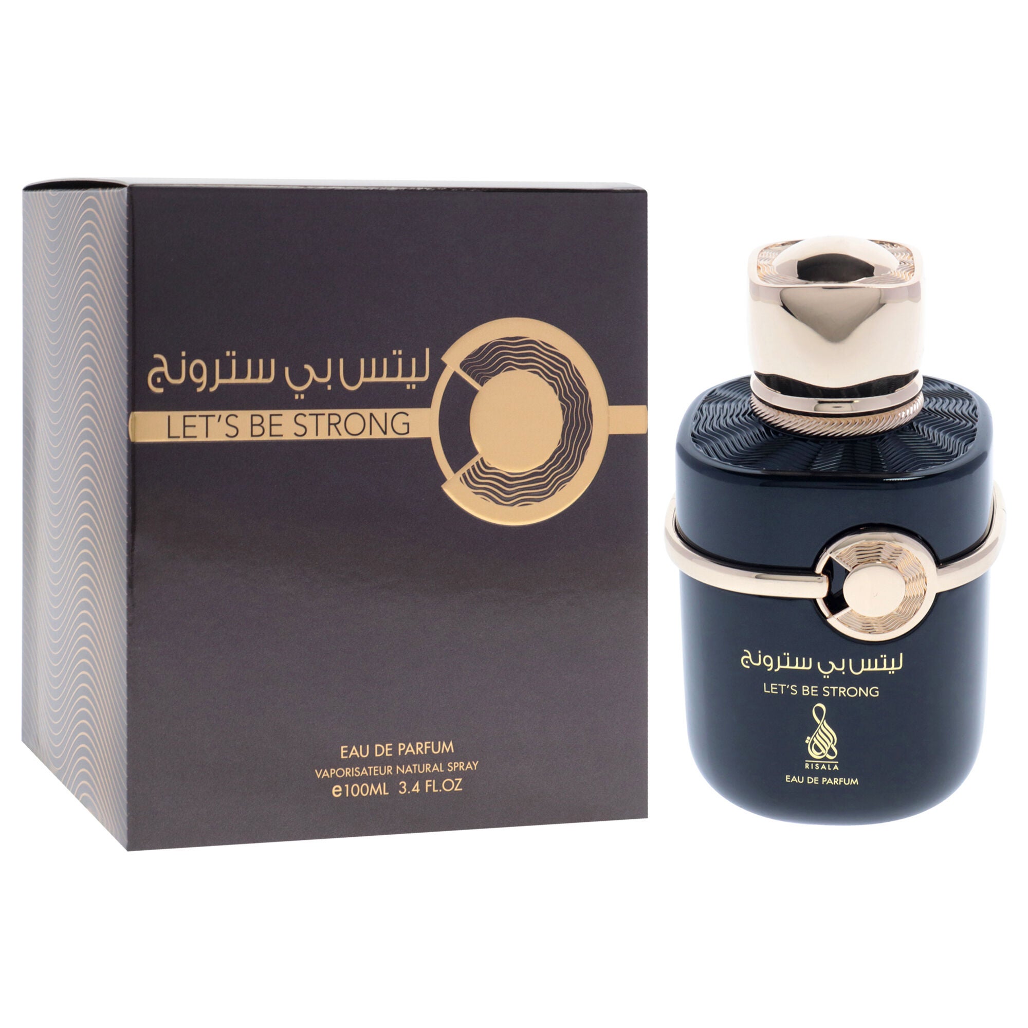 Lets Be Strong by Risala for Men - 3.4 oz EDP Spray, Clear, alternate image number 2