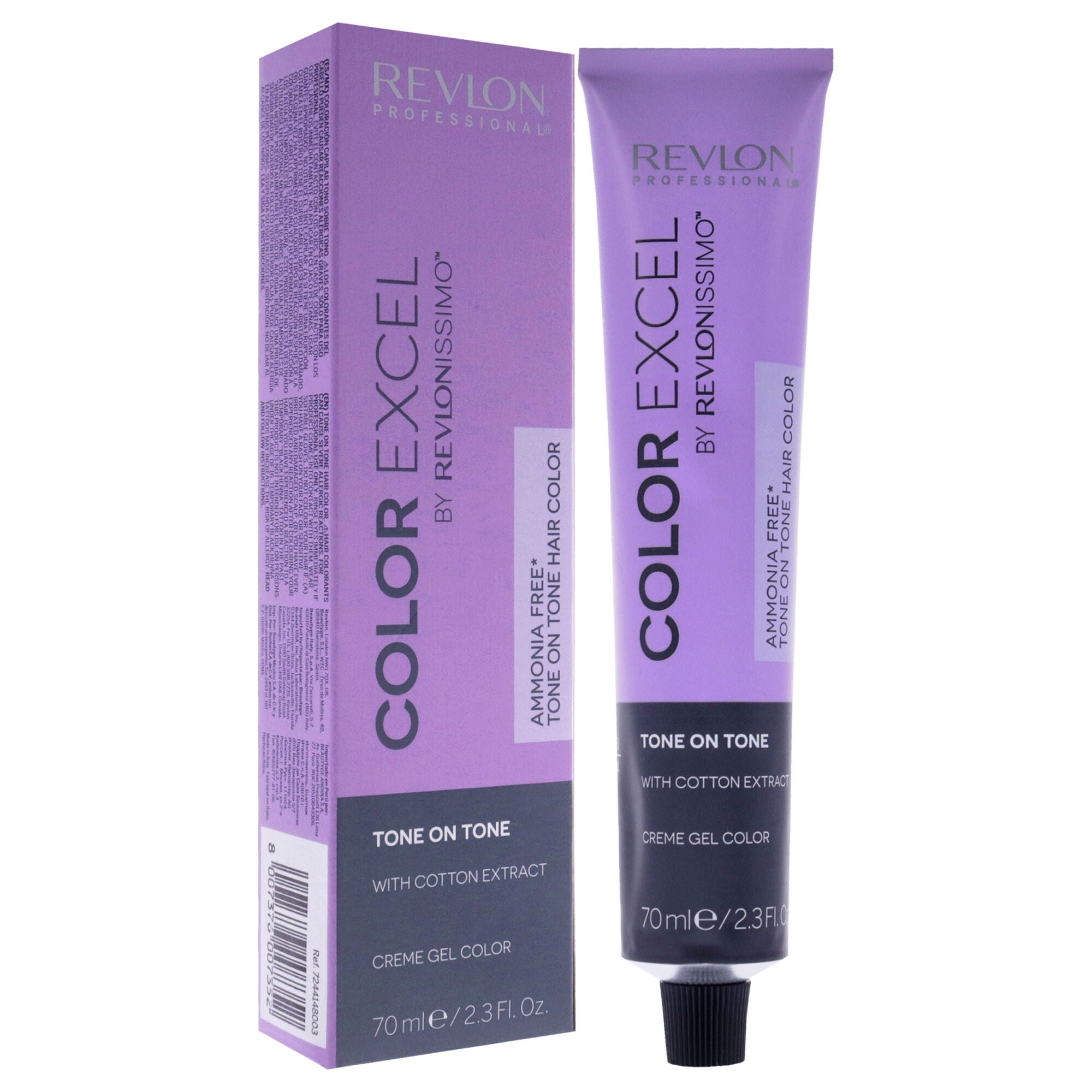 Revlonissimo Color Excel - 3 Dark Brown by Revlon for Unisex - 2.3 oz Hair Color, See Description, alternate image number 1