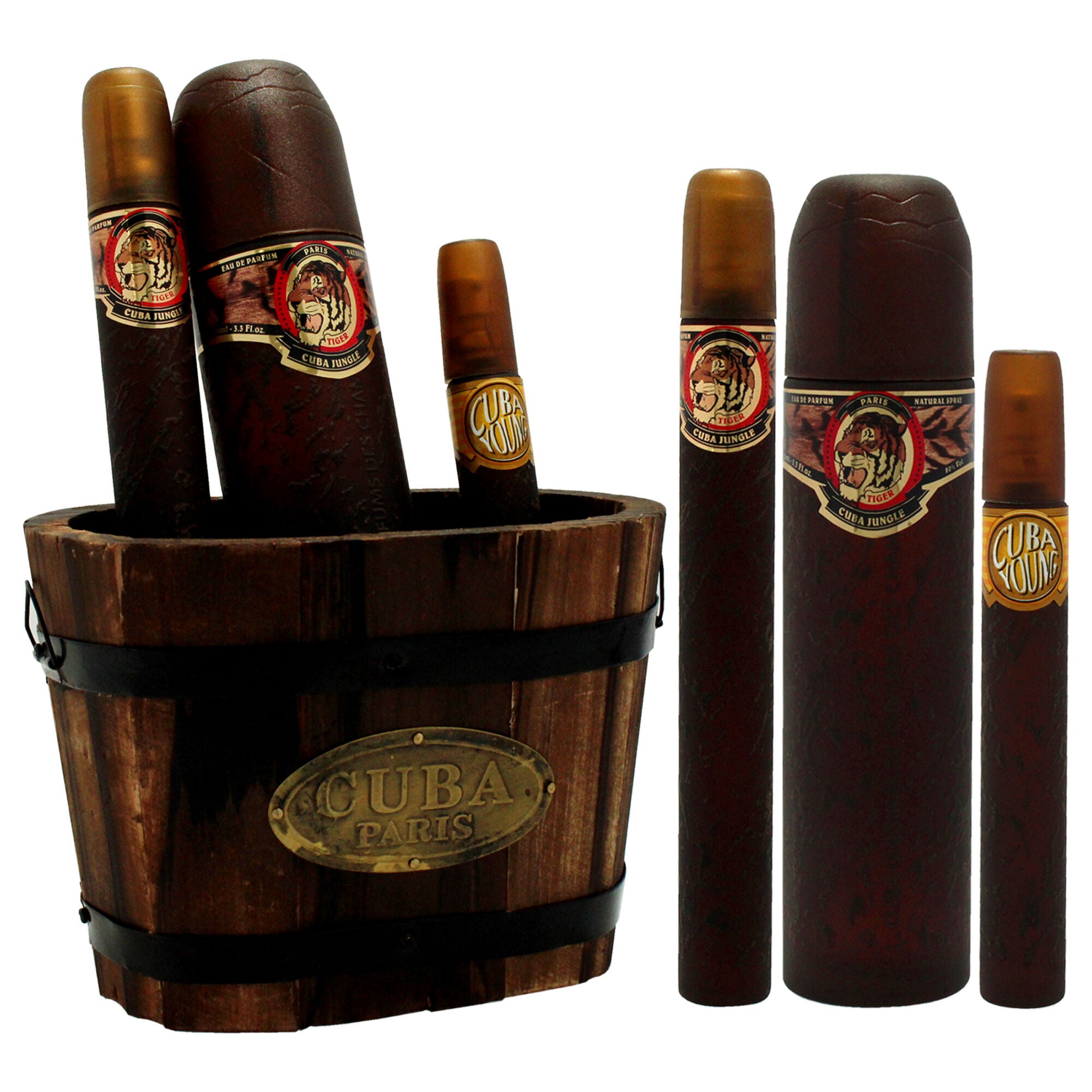 Cuba Jungle Tiger by Cuba for Women - 3 Pc Gift Set 3.3oz EDP Spray, 1.17oz EDP Spray, 0.5oz EDP Spray, See Description, alternate image number 2