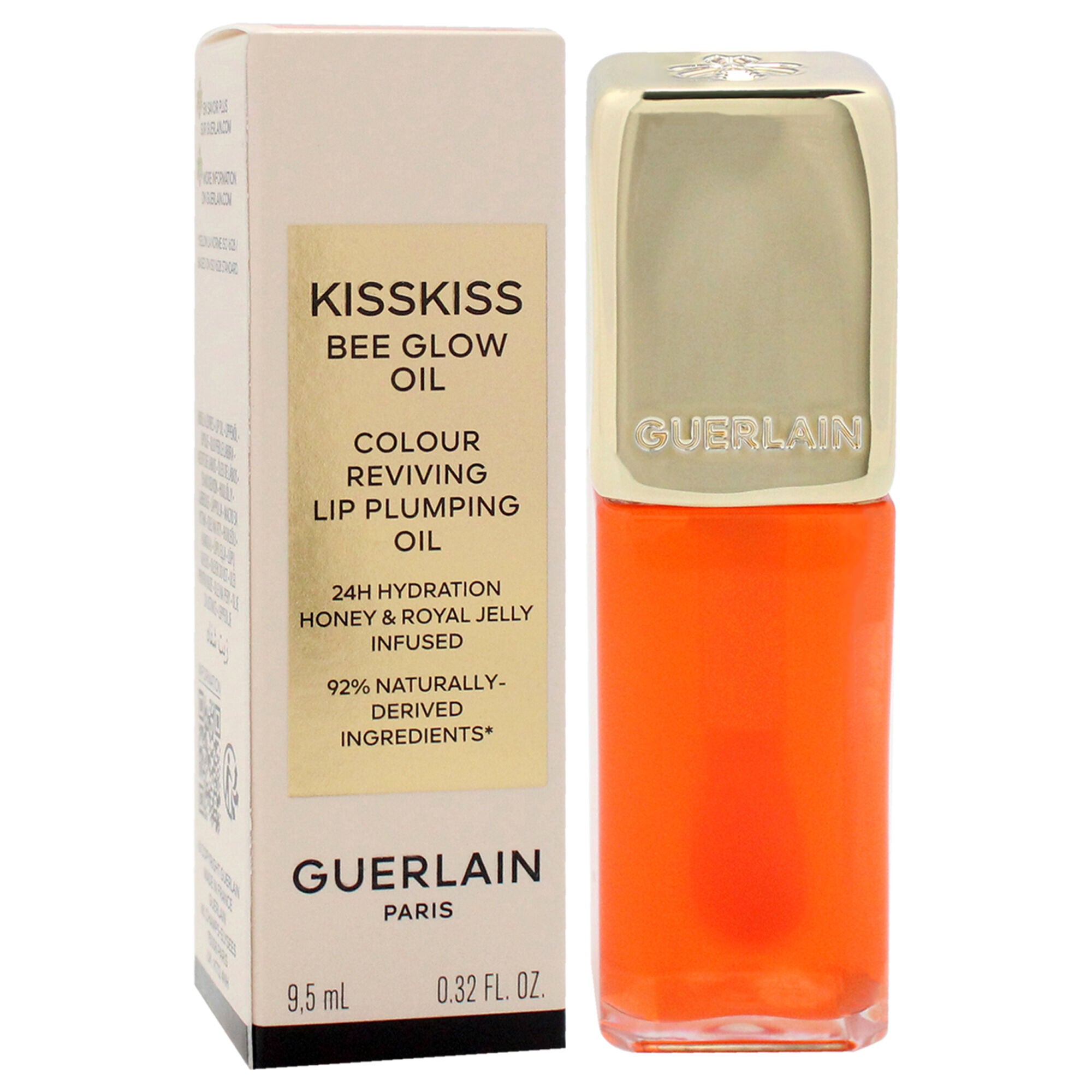 Kiss Kiss Bee Glow Oil - 319 Peach Glow by Guerlain for Women - 0.32 oz Lip Oil, See Description, alternate image number 2