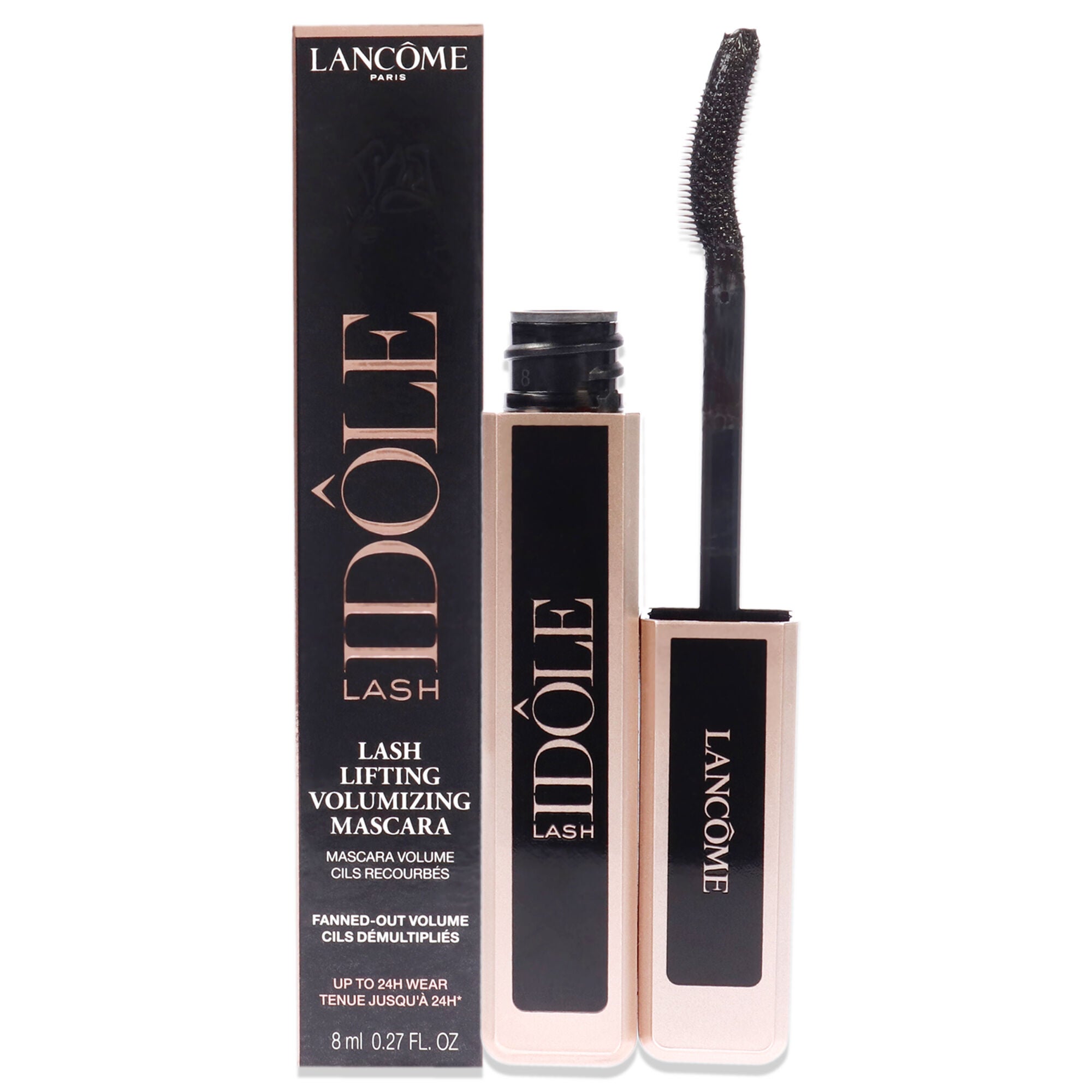 Lash Idole Lifting and Volumizing Mascara - 01 Glossy Black by Lancome for Women - 0.27 oz Mascara, , alternate image number 5
