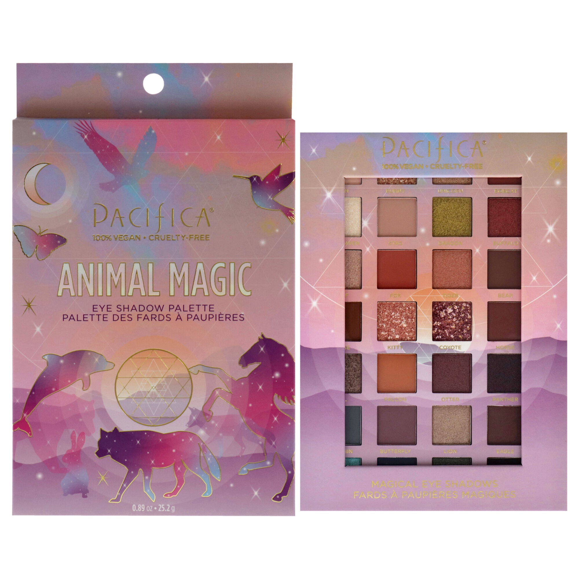 Eyeshadow Palette - Animal Magic by Pacifica for Women - 0.89 oz Eye Shadow, See Description, hi-res image number 0