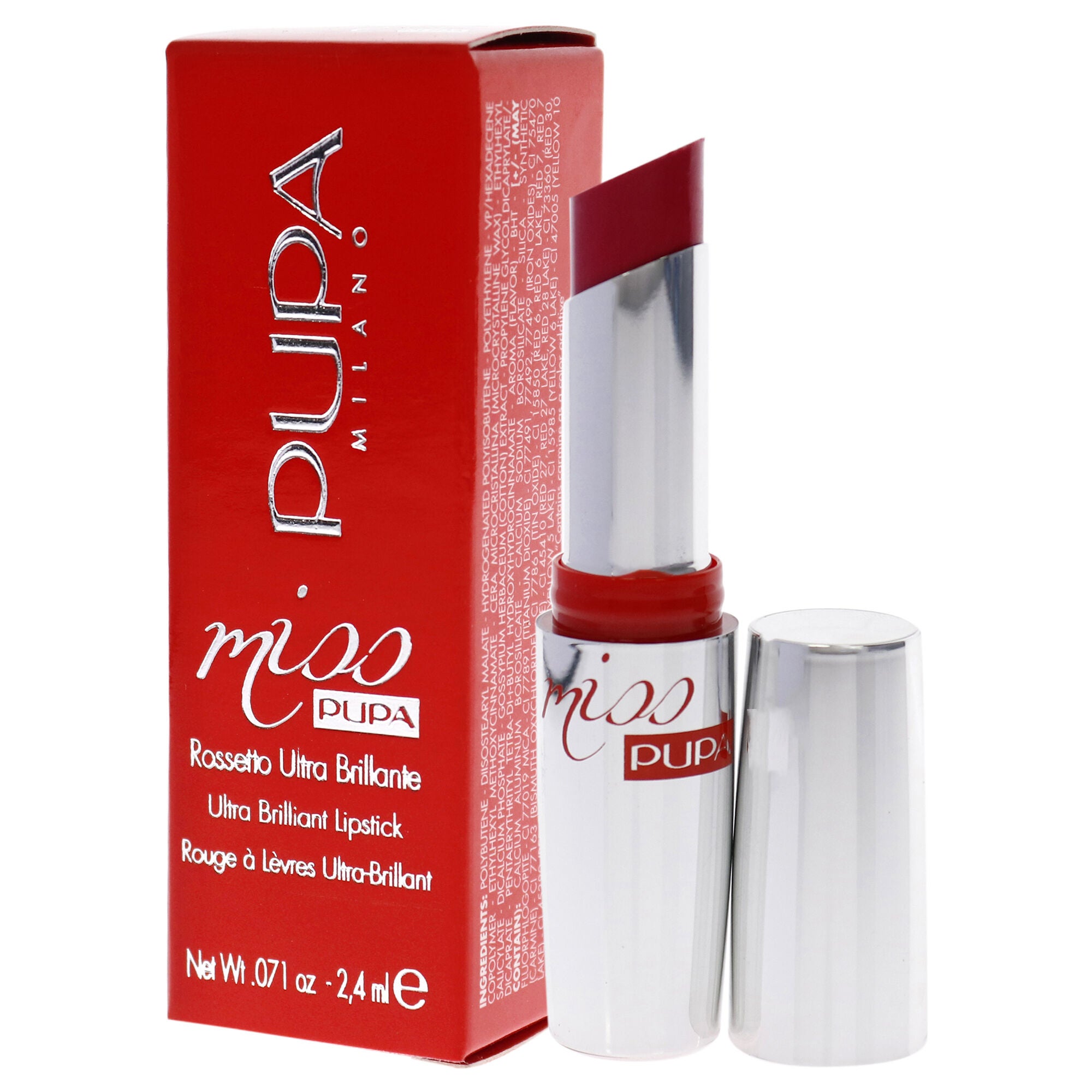 Miss Pupa Ultra Brilliant Lipstick - 303 Haute Couture Fuchsia by Pupa Milano for Women - 0.071 oz Lipstick, , alternate image number 7