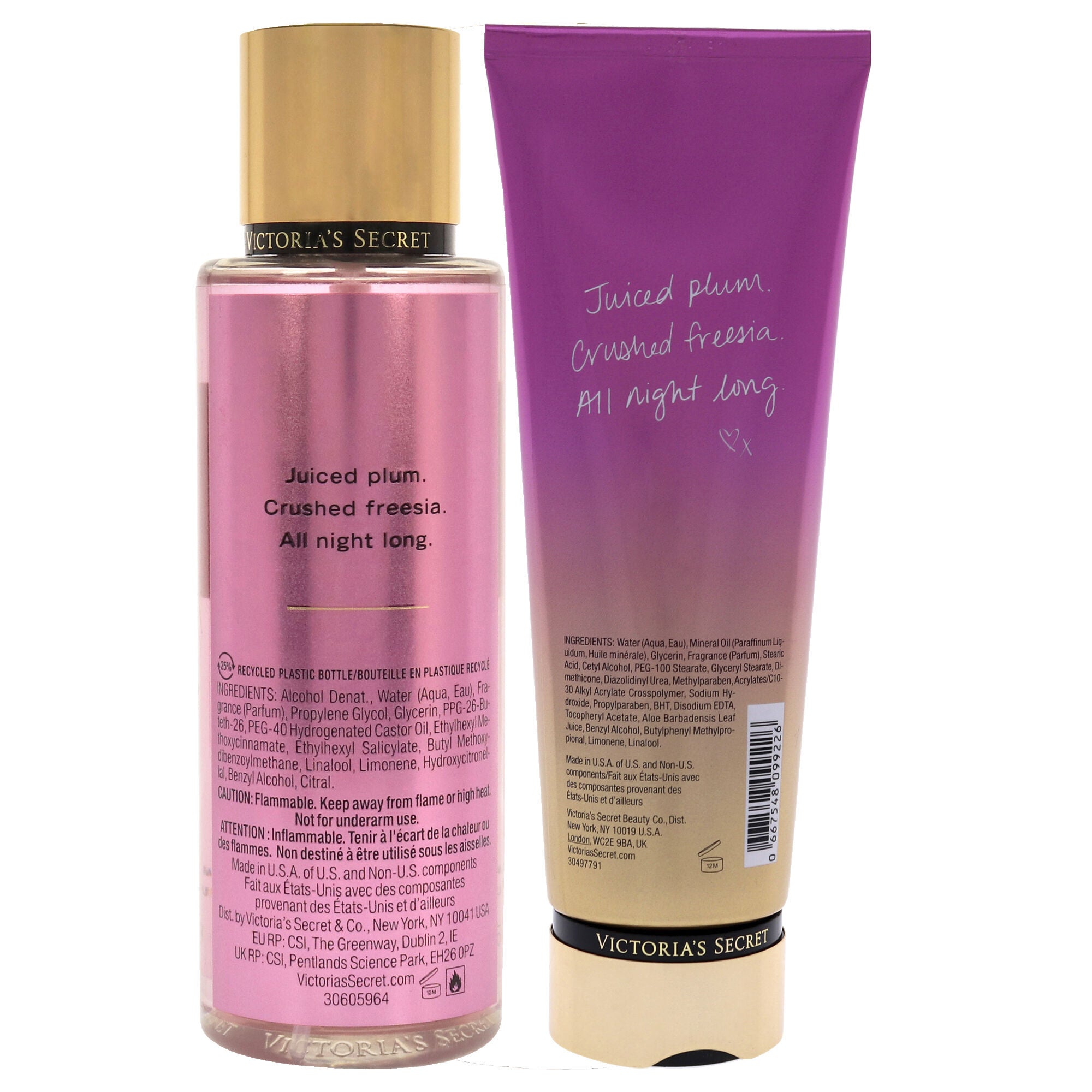 Pure Seduction by Victorias Secret for Women - 2 Pc Kit 8.4 oz Fragrance Mist, 8 oz Body Lotion, Clear, alternate image number 1