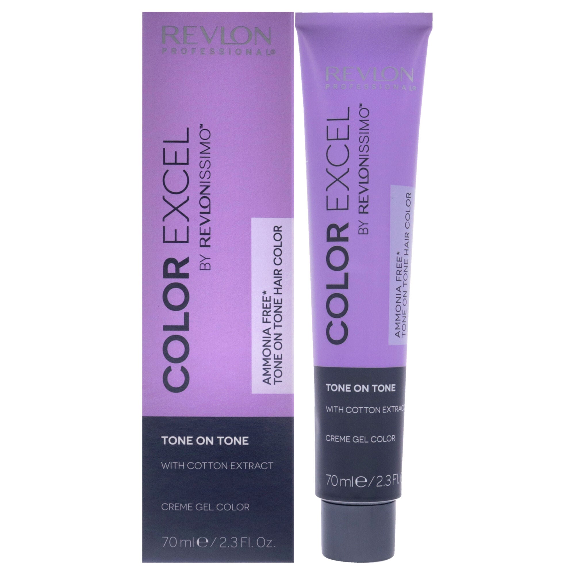 Revlonissimo Color Excel - 4.42 Medium Chestnut Iridescent Brown by Revlon for Unisex - 2.3 oz Hair Color, See Description, hi-res image number 0