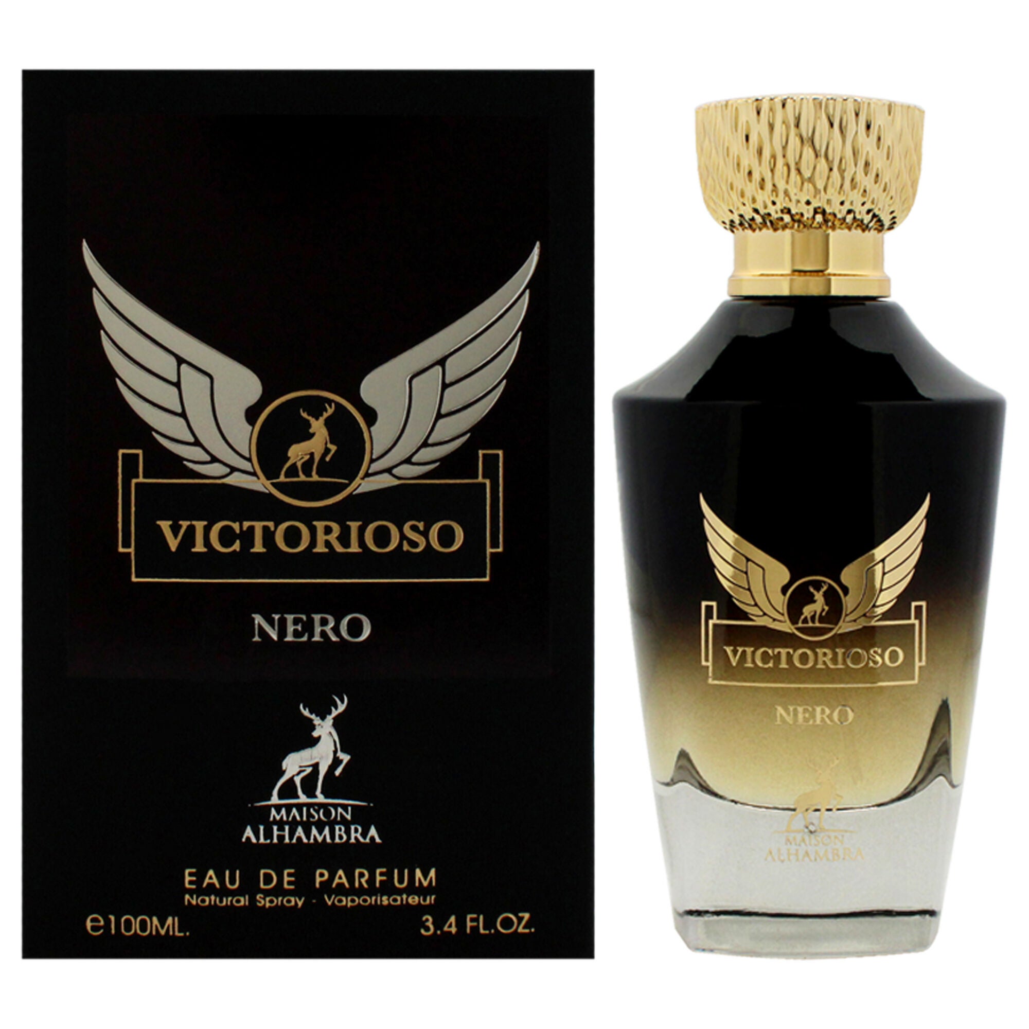 Victorioso - Nero by Maison Alhambra for Men - 3.4 oz EDP Spray, Clear, hi-res image number 0