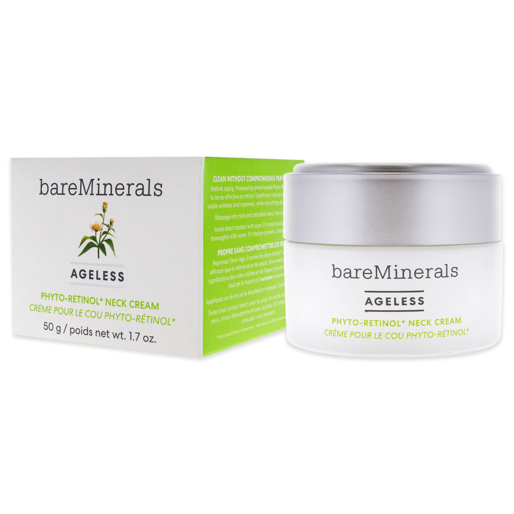 Ageless Phyto-Retinol Neck Cream by bareMinerals for Unisex - 1.7 oz Cream, , alternate image number 7