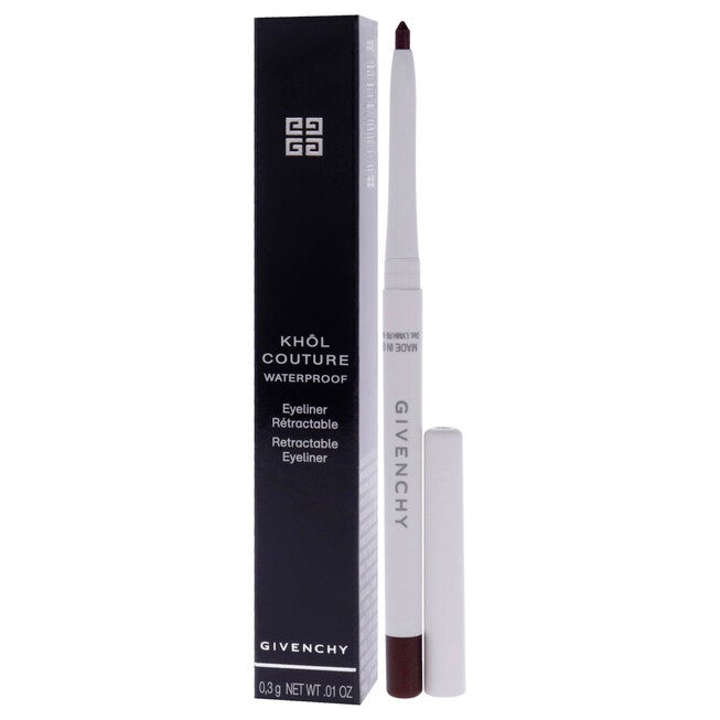 Khol Couture Waterproof Retractable Eyeliner - 02 Chestnut by Givenchy for Women - 0.01 oz Eyeliner, See Description, alternate image number 3