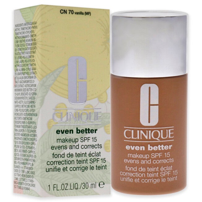 Even Better Makeup SPF 15 - 07 Vanilla (MF-G) - Dry To Combination Oily Skin by Clinique for Women - 1 oz Foundation, , alternate image number null