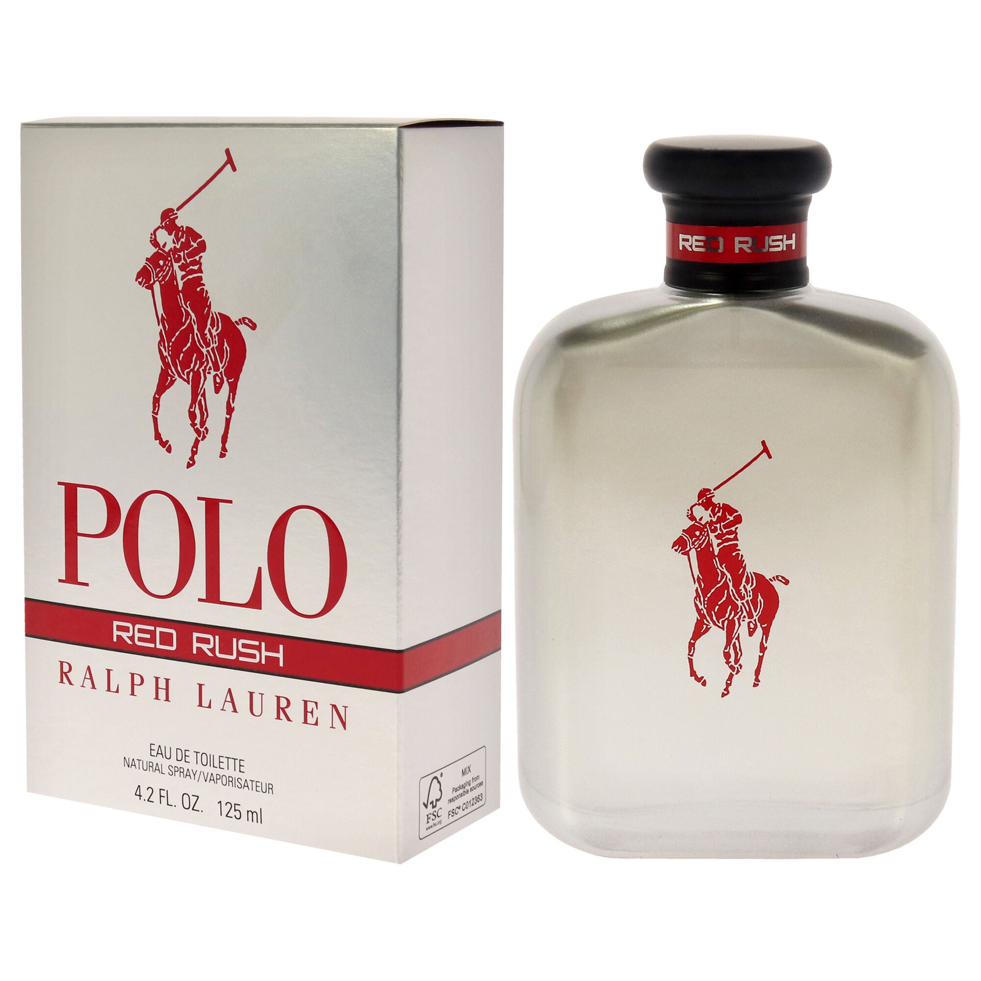 Polo Red Rush by Ralph Lauren for Men - 4.2 oz EDT Spray, , alternate image number 7