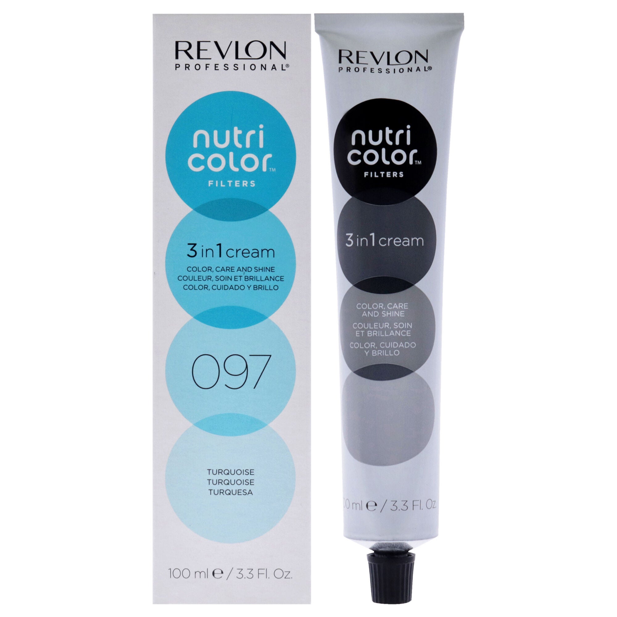 Nutri Color Cream - 097 Turquoise by Revlon for Unisex - 3.3 oz Hair Color, See Description, hi-res image number 0