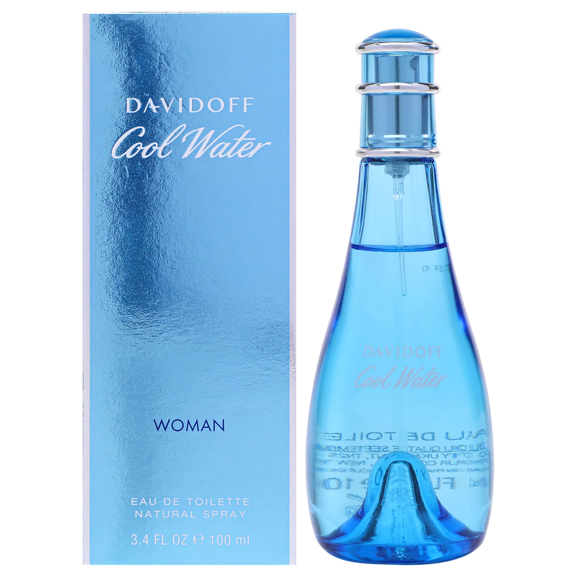 Cool Water by Davidoff for Women - 3.4 oz EDT Spray, See Description, hi-res image number 0