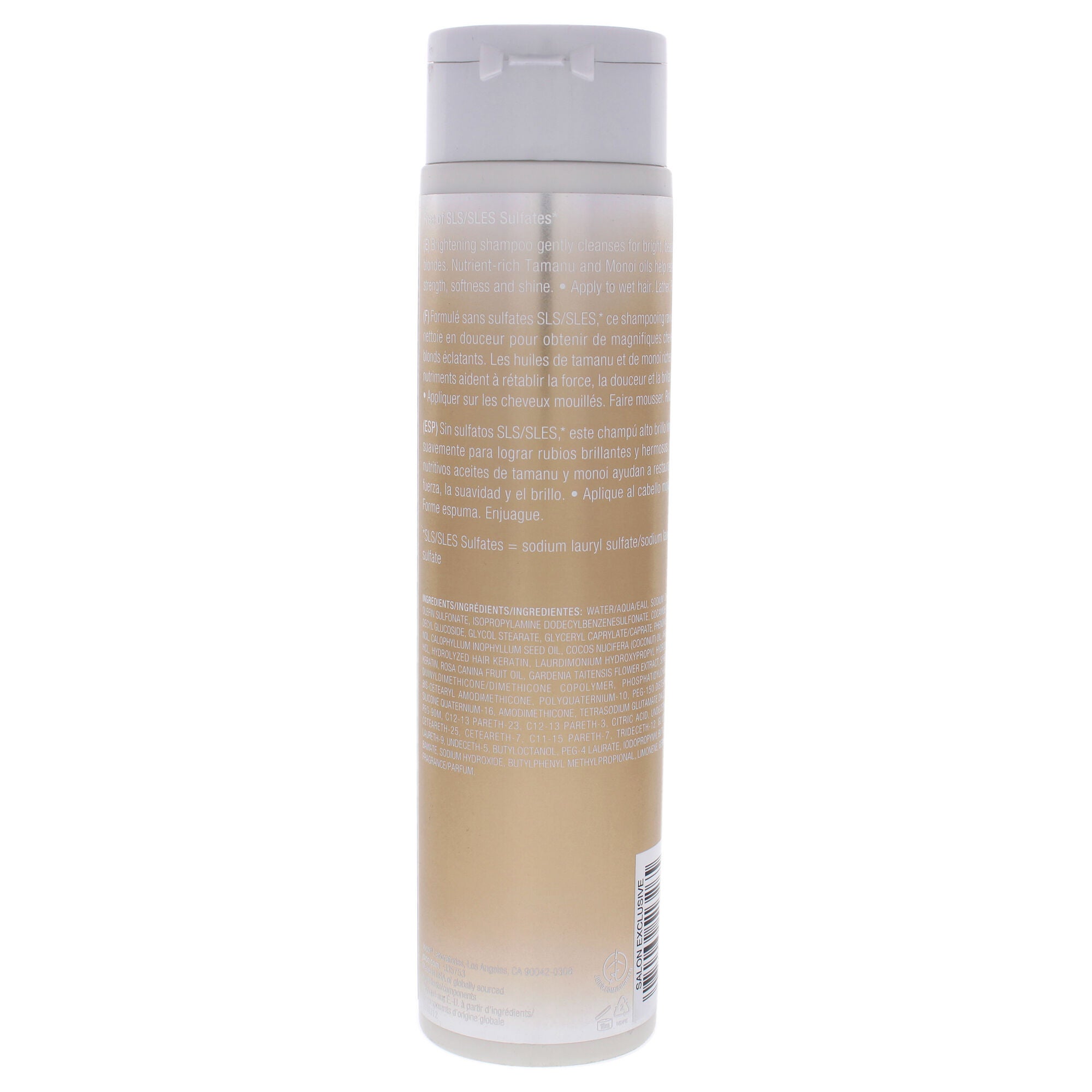 Blonde Life Brightening Shampoo by Joico for Unisex - 10.1 oz Shampoo, , alternate image number 4