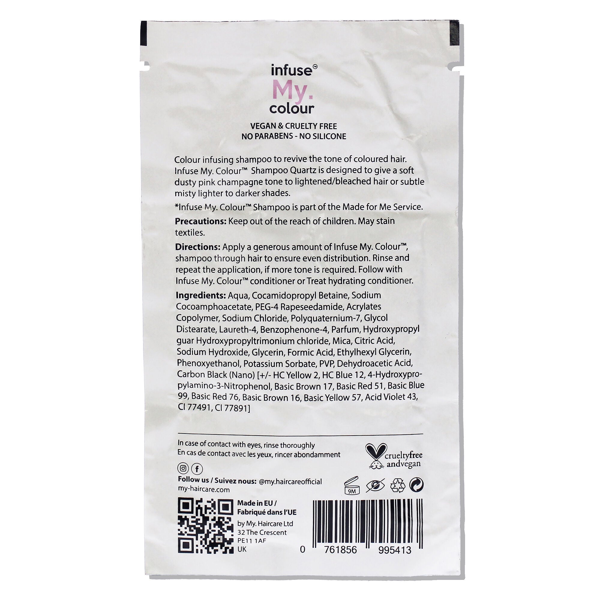 Quartz Shampoo by Infuse My Colour for Unisex - 15 ml Shampoo, See Description, alternate image number 1